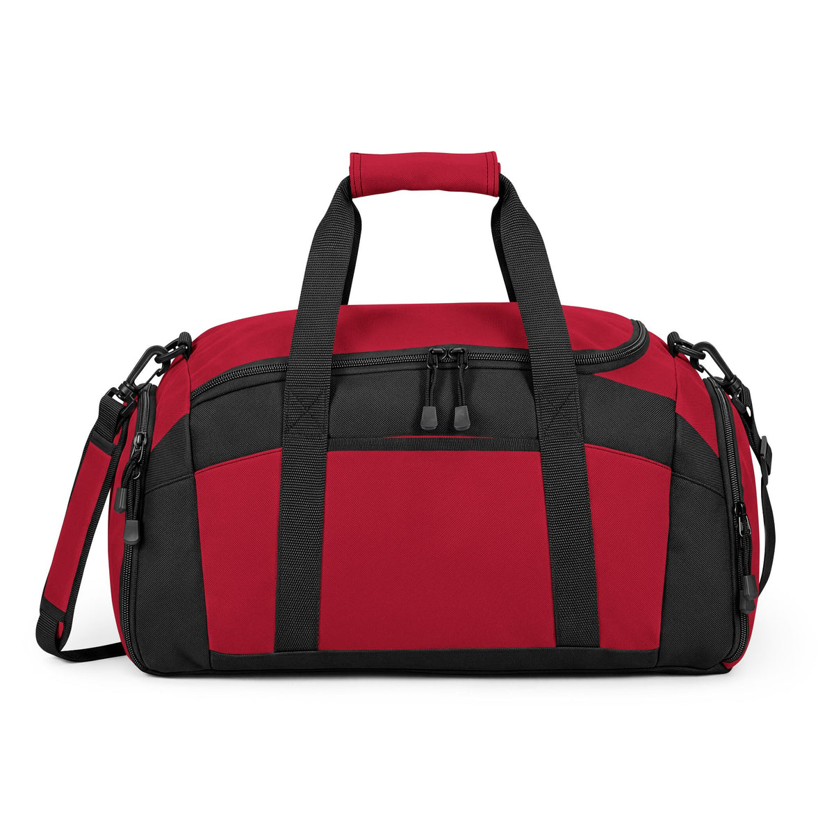 Embroidered Sports Duffel Bag — Classic Crest Gym Bag