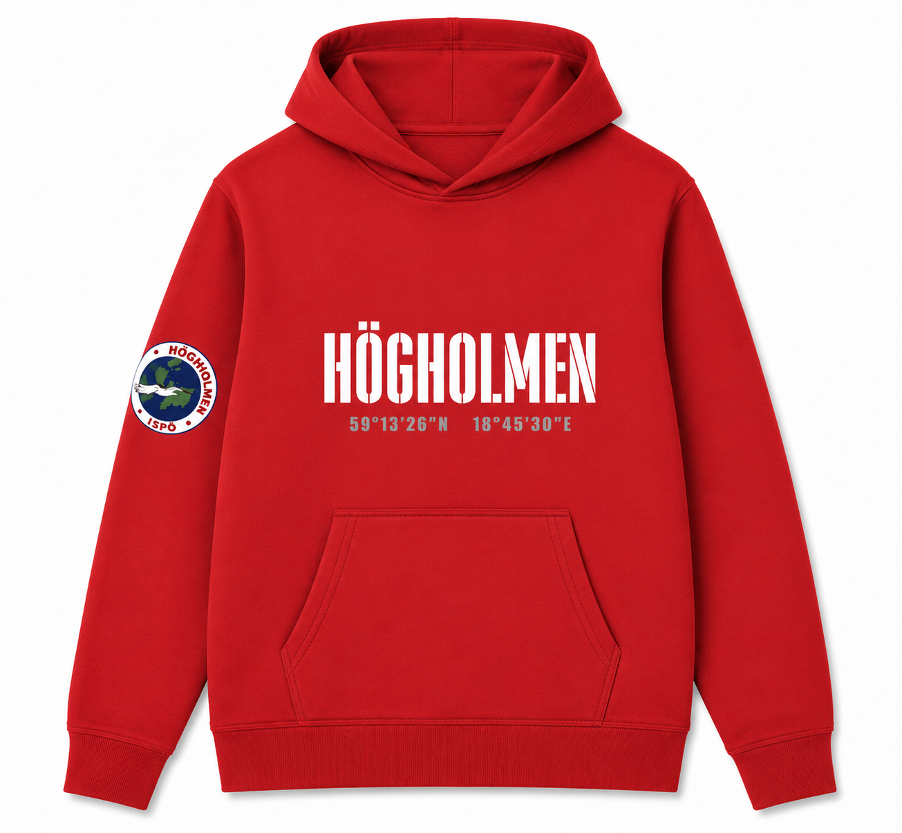 Högholmen koordinat hoodie (unisex)