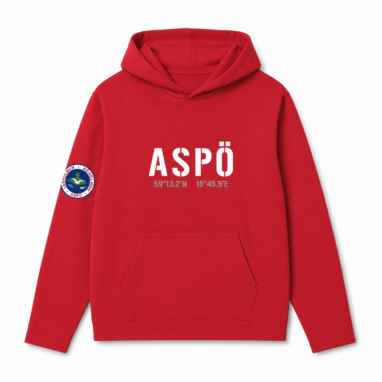 Aspö koordinat hoodie (unisex)