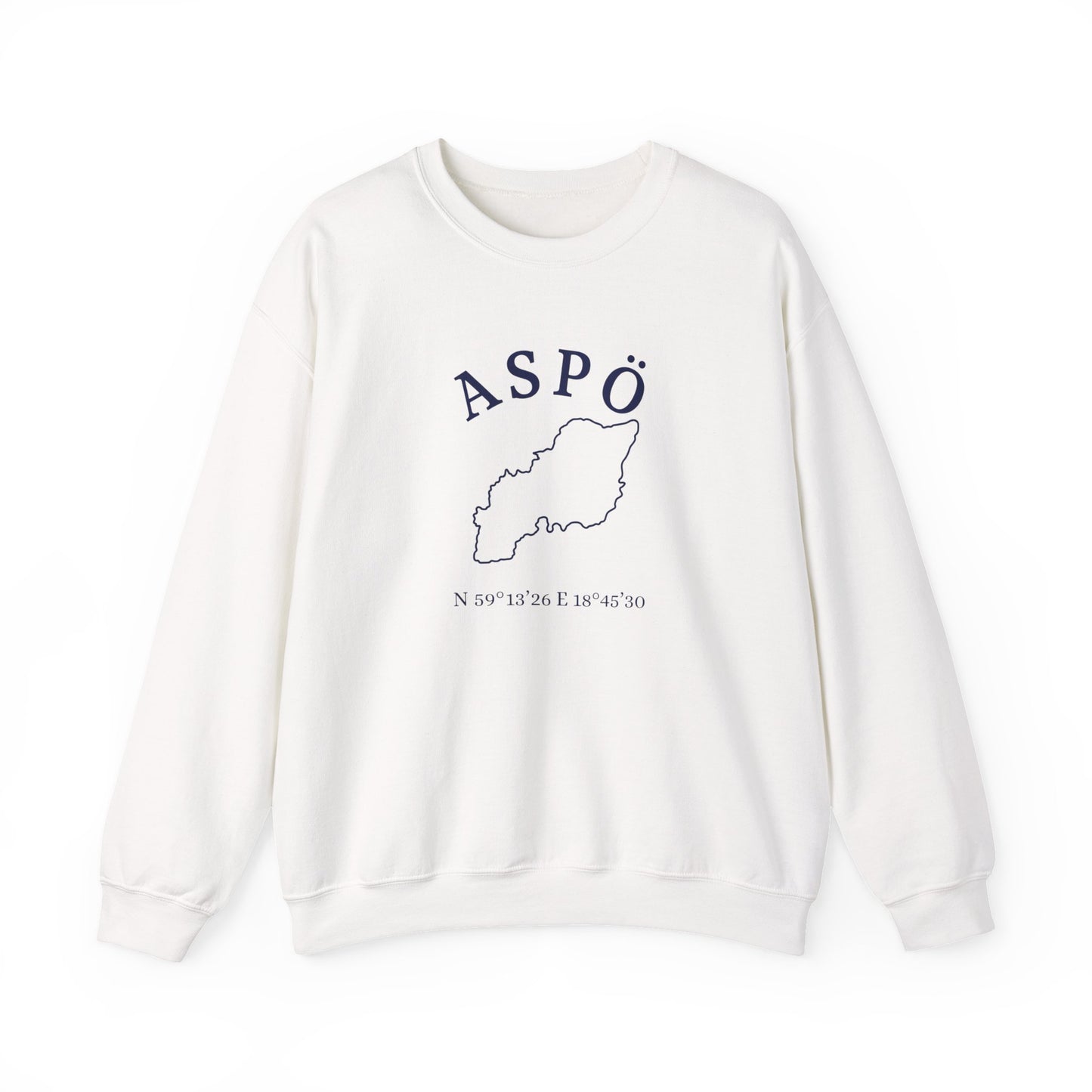 Aspö kontur tjocktröja (unisex)