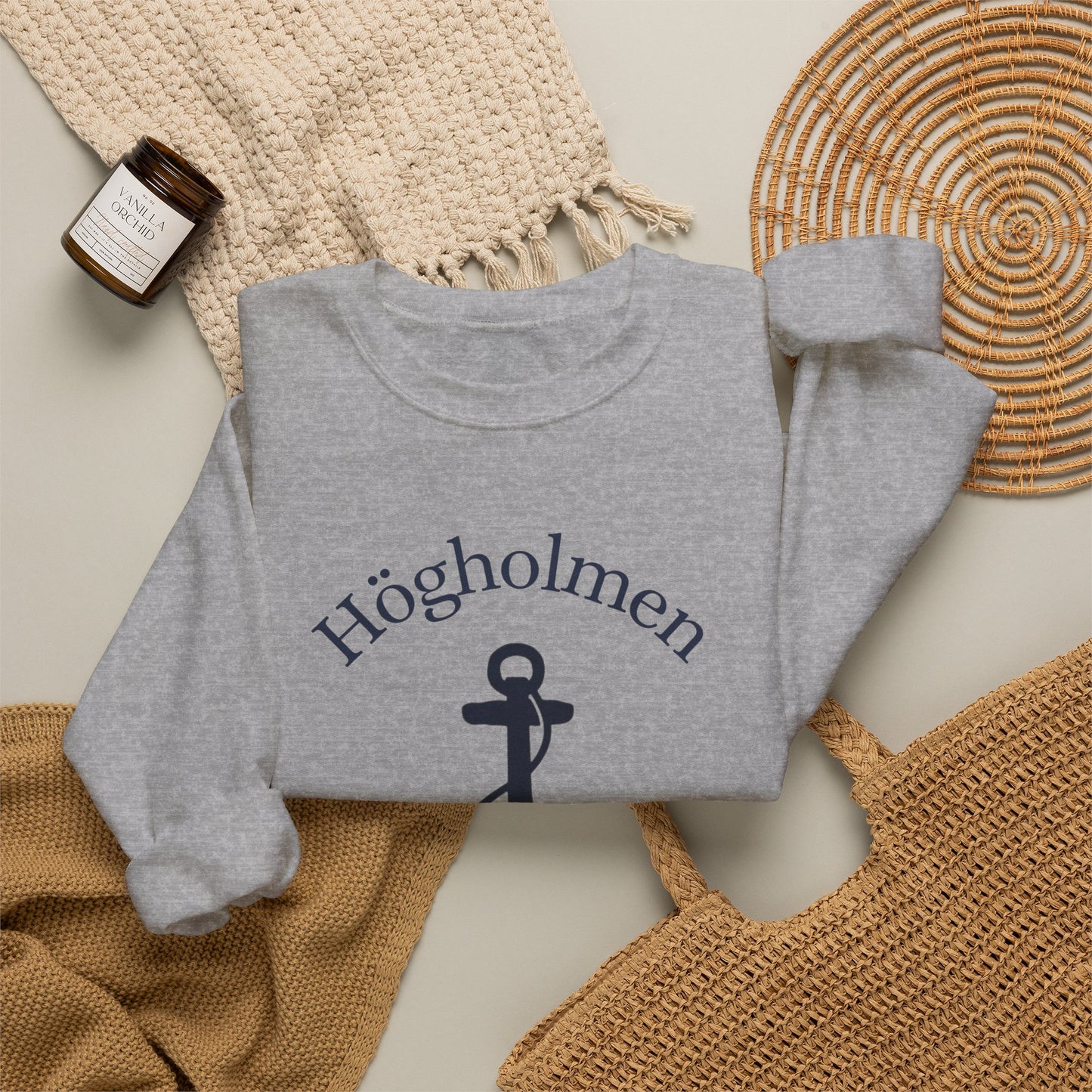 Högholmen ankar tjocktröja (unisex)