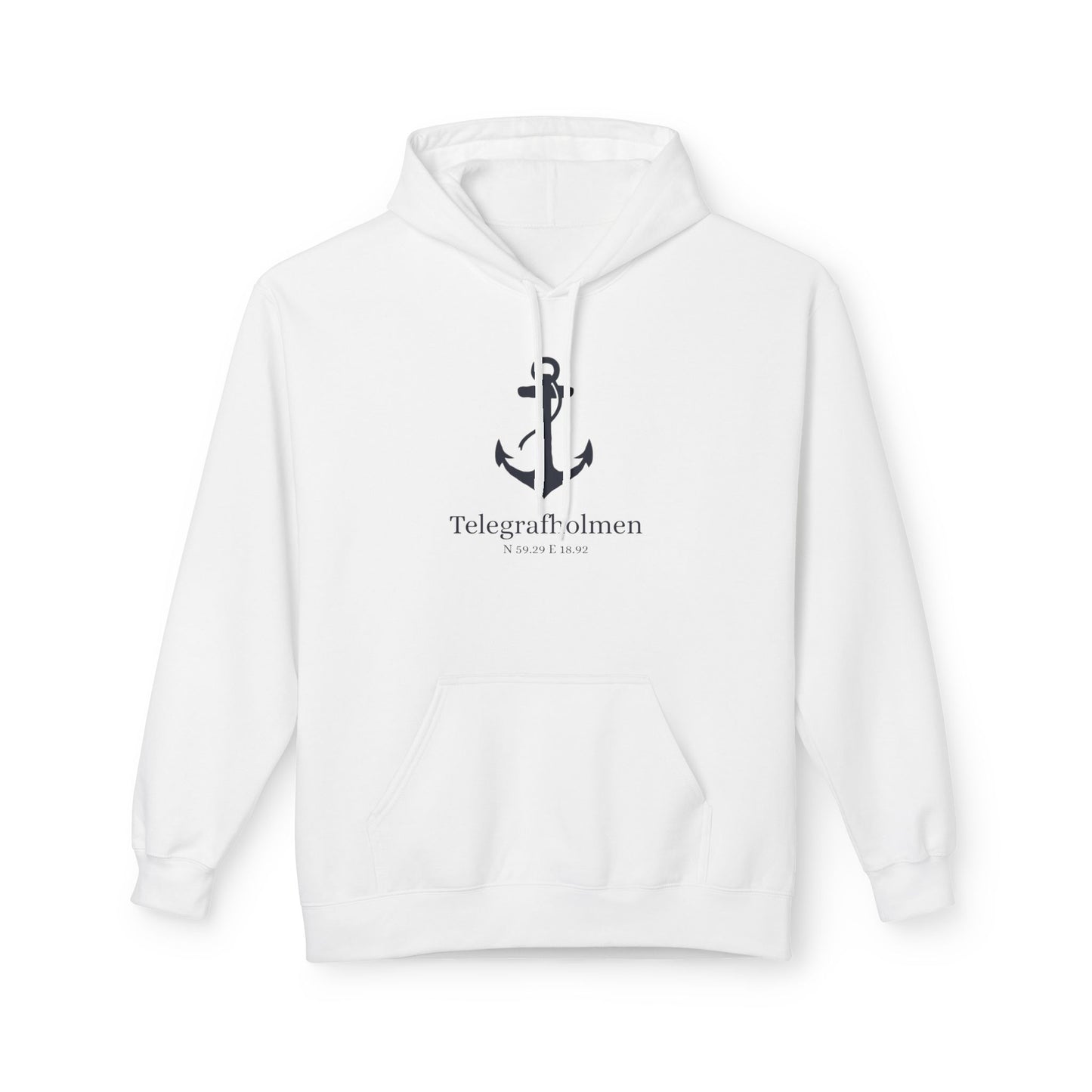 Telegrafholmen ankar hoodie (unisex)