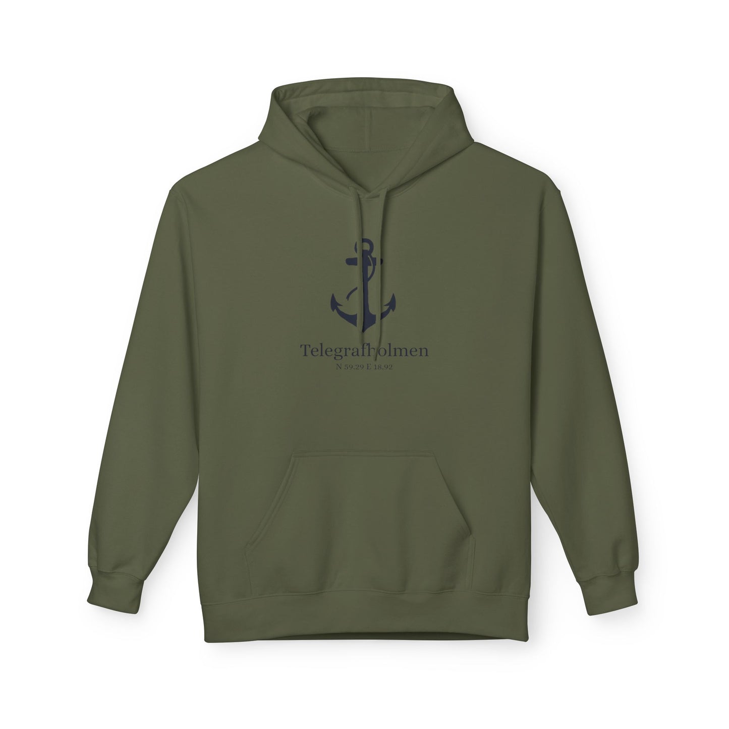 Telegrafholmen ankar hoodie (unisex)
