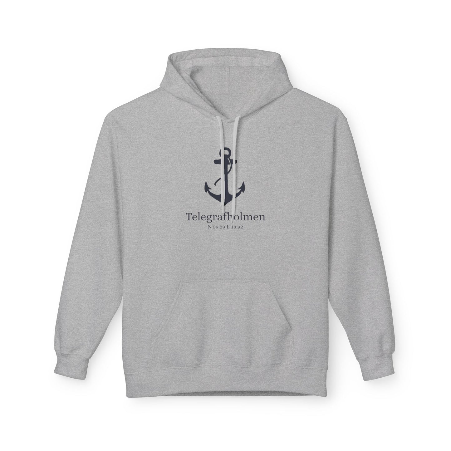Telegrafholmen ankar hoodie (unisex)