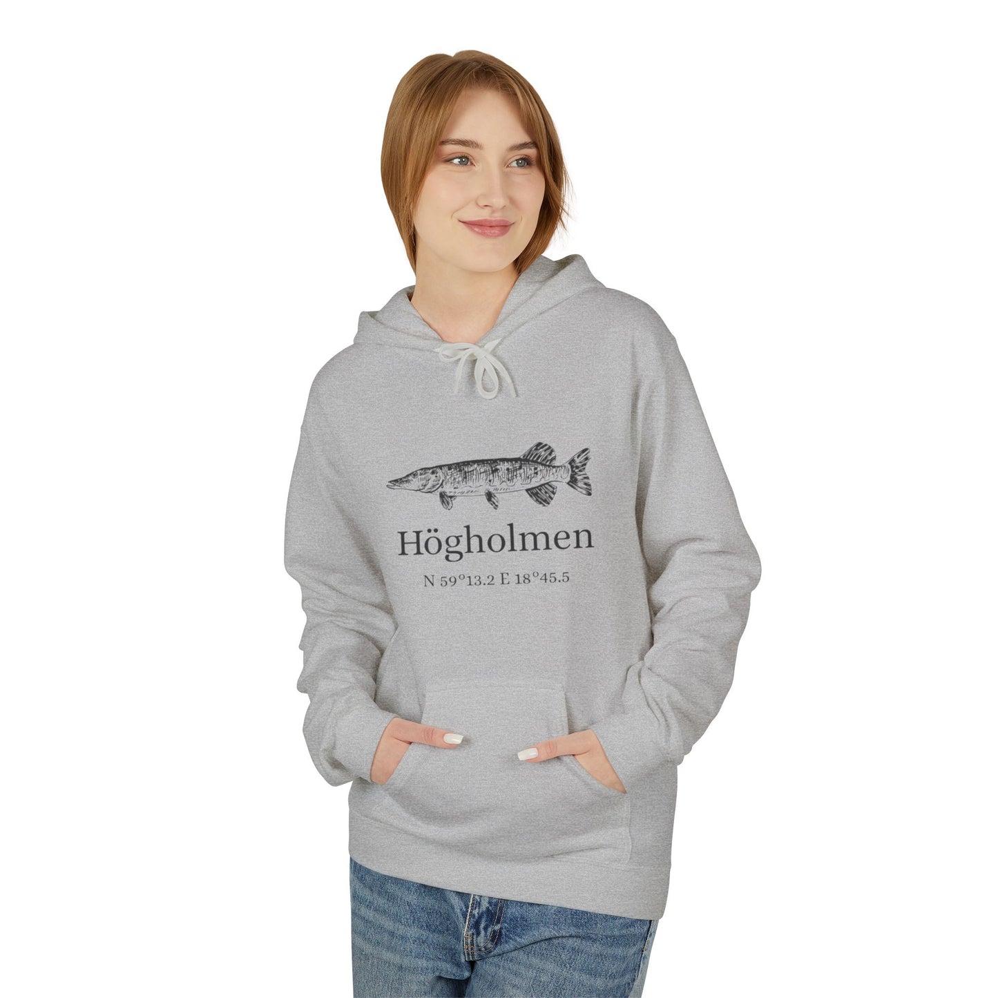 Högholmen gädda hoodie (unisex)