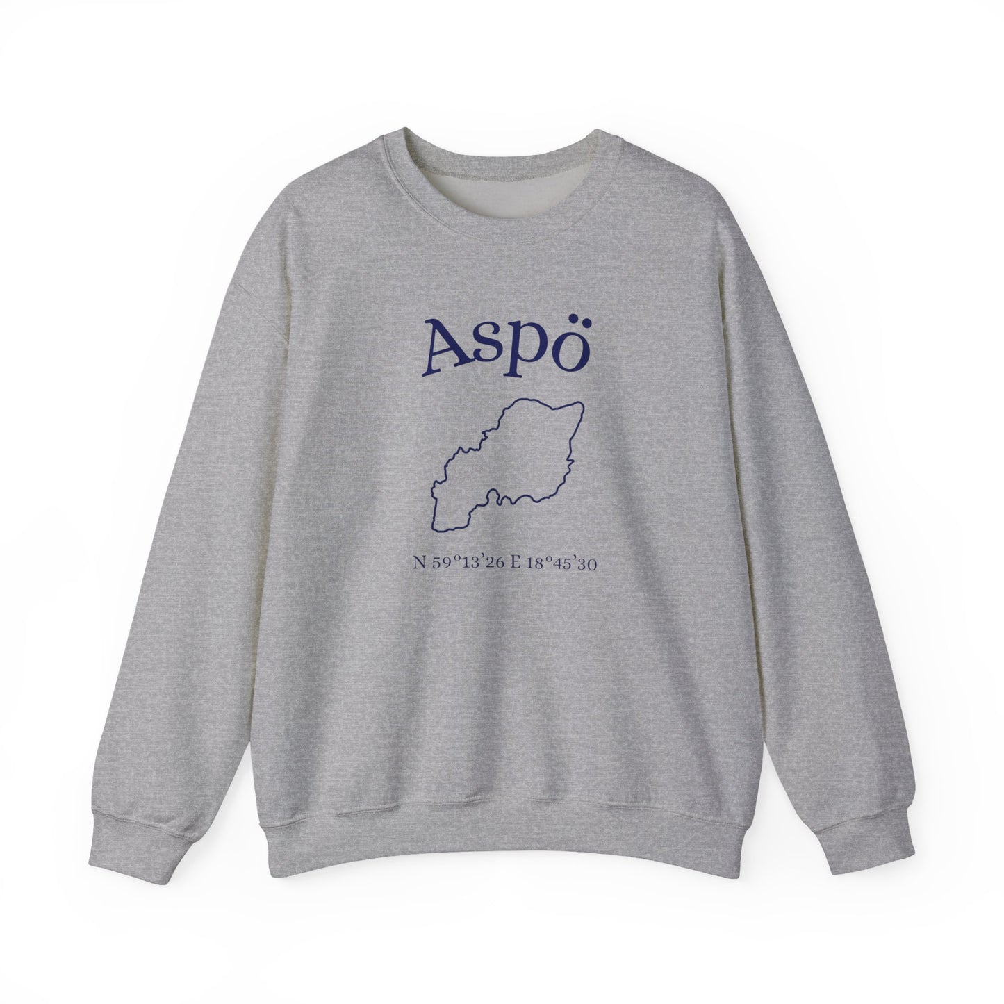 Aspö kontur tjocktröja (unisex)