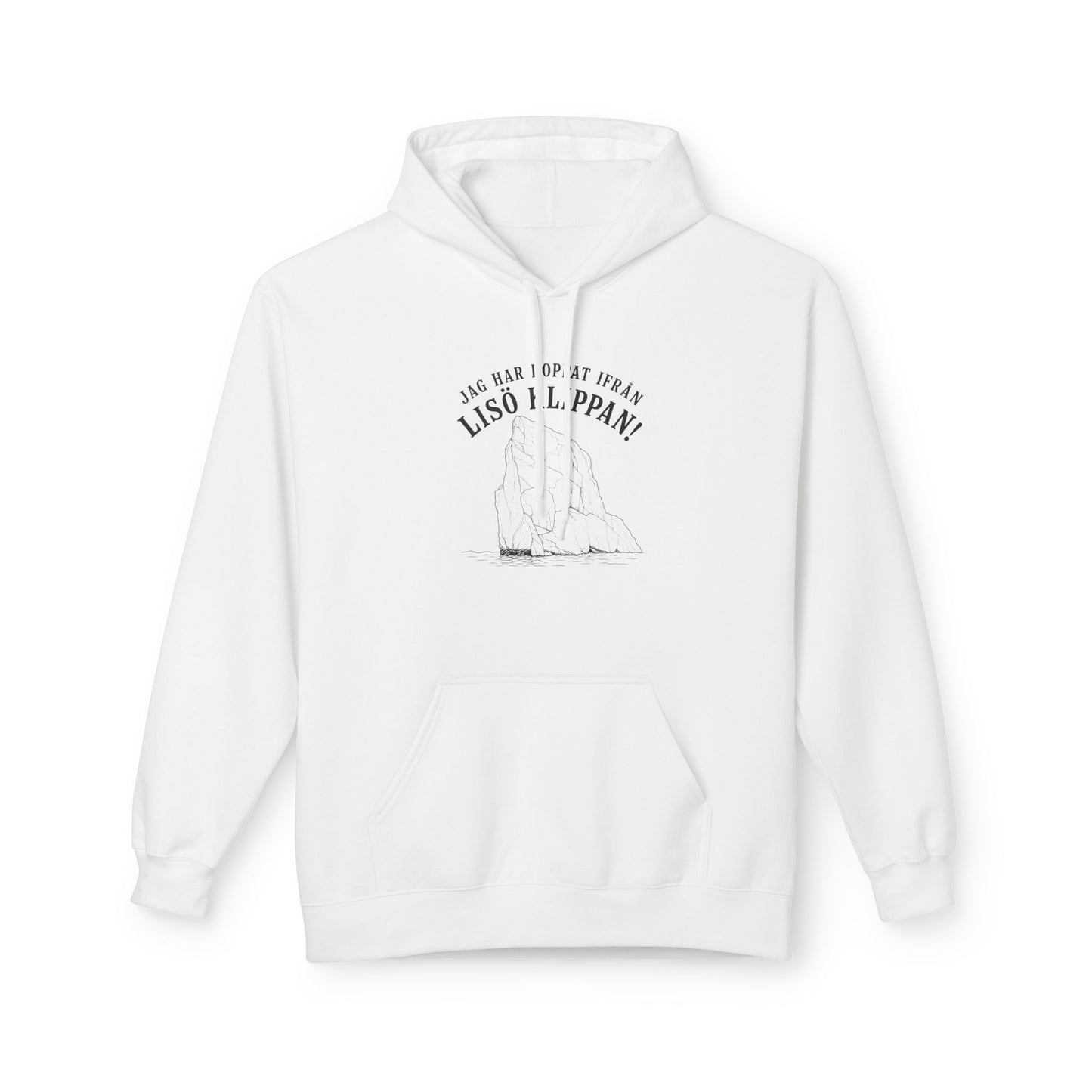 ”Jag har hoppat ifrån Lisö Klippan” hoodie (unisex)