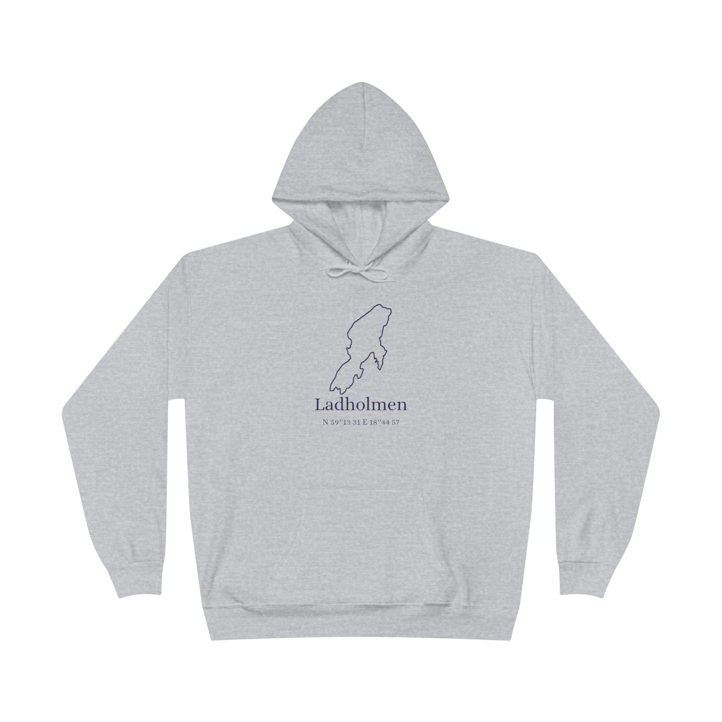Ladholmen kontur hoodie (unisex)