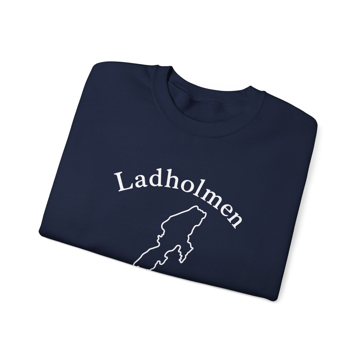 Ladholmen kontur tjocktröja (unisex)