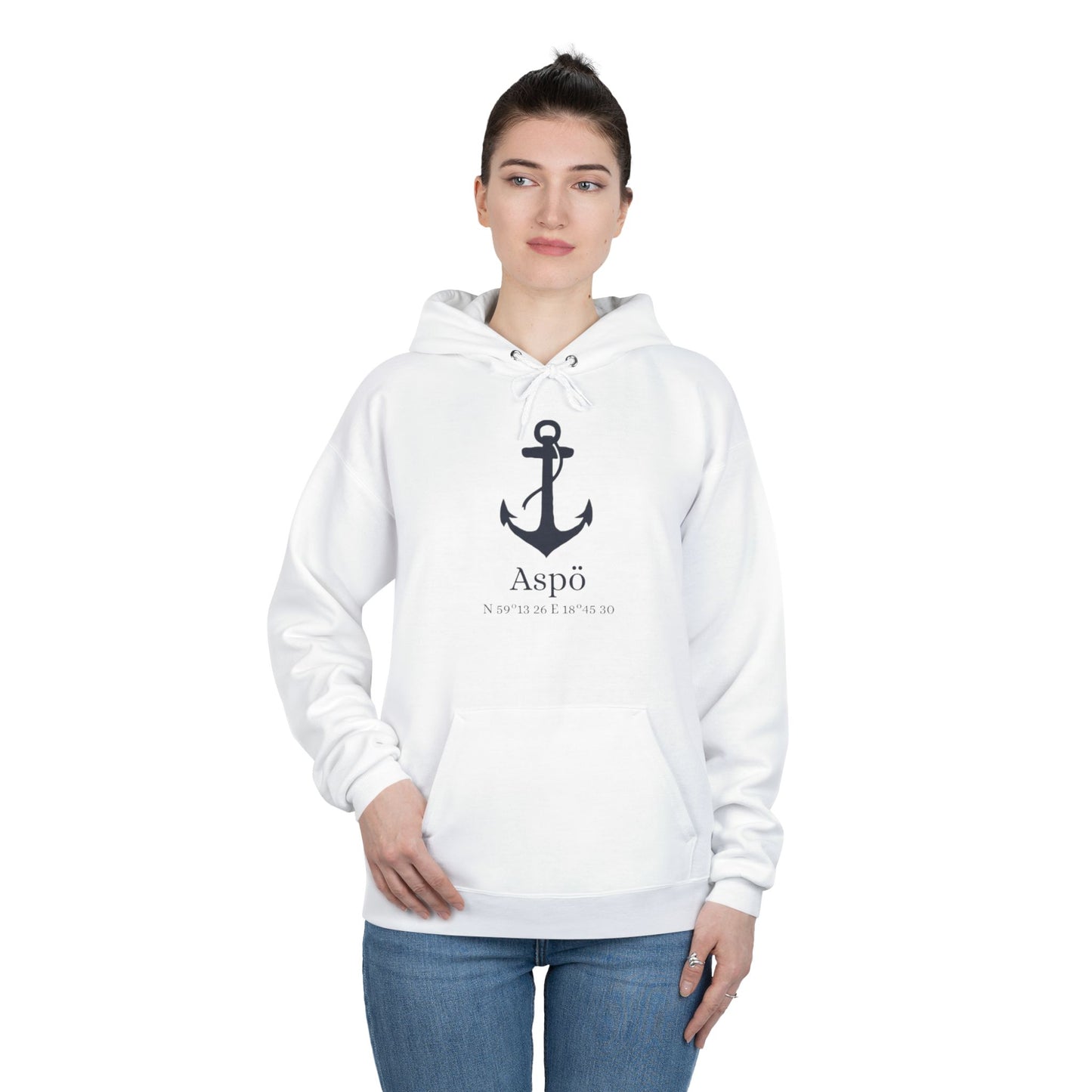 Aspö ankar hoodie (unisex)