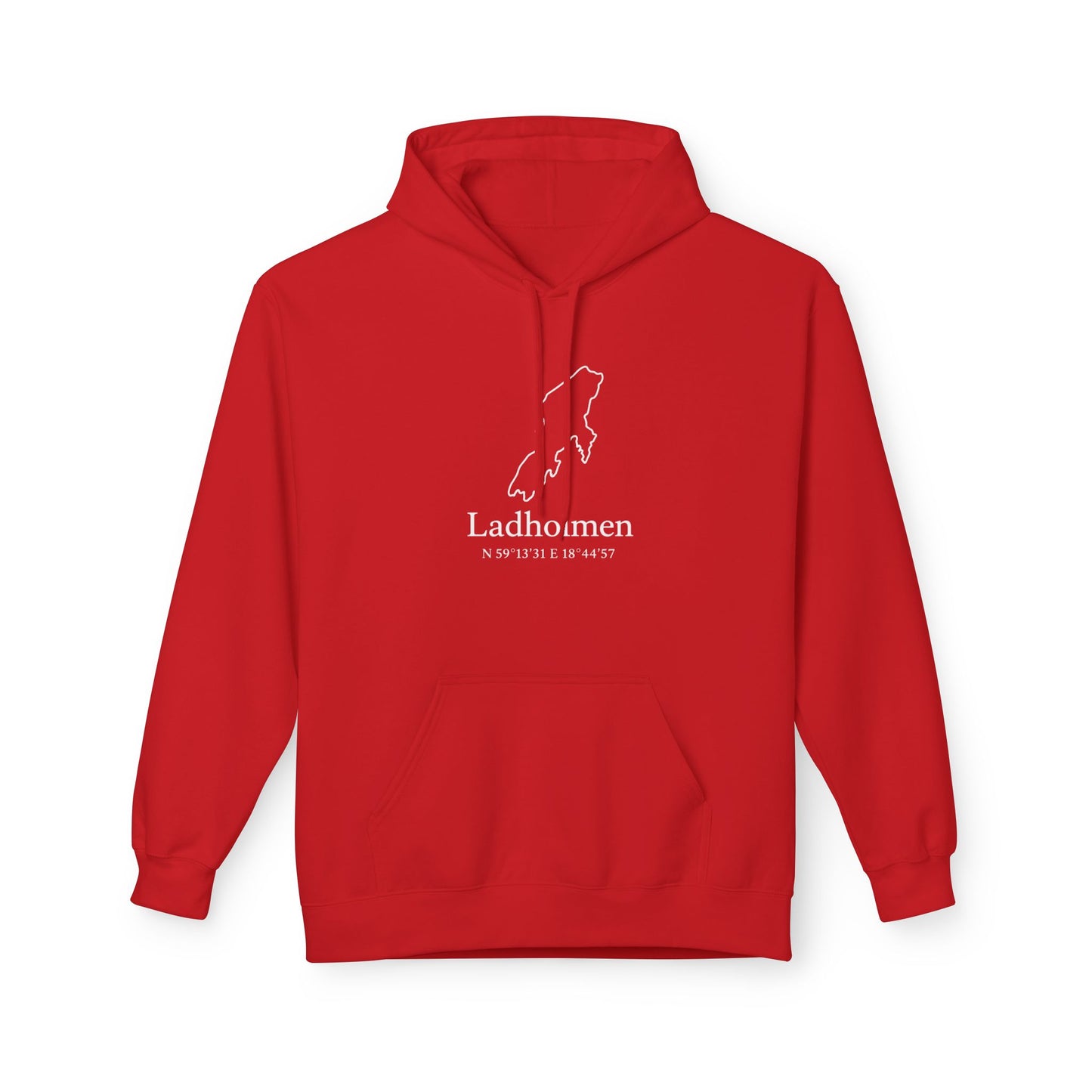 Ladholmen kontur hoodie (unisex)