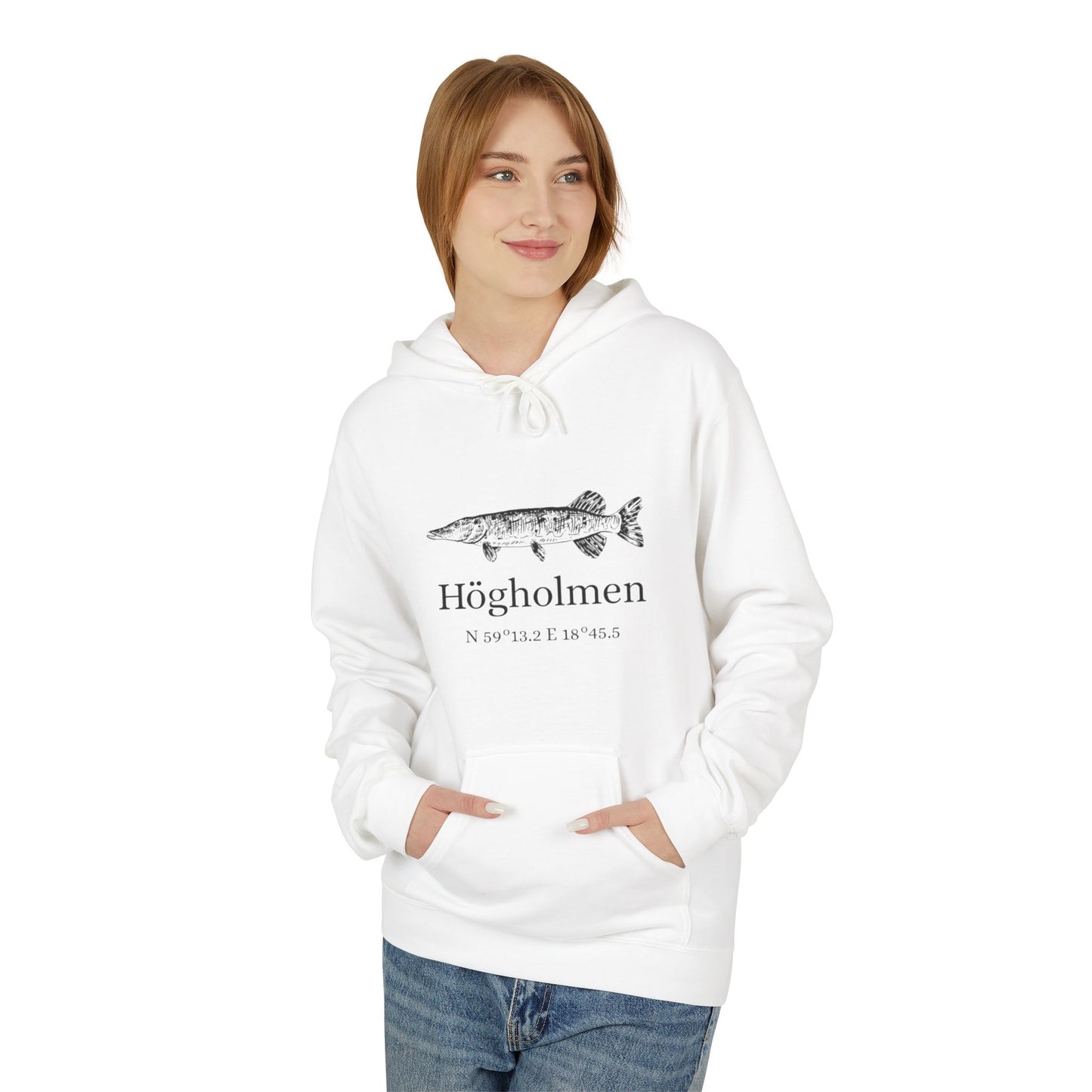 Högholmen gädda hoodie (unisex)