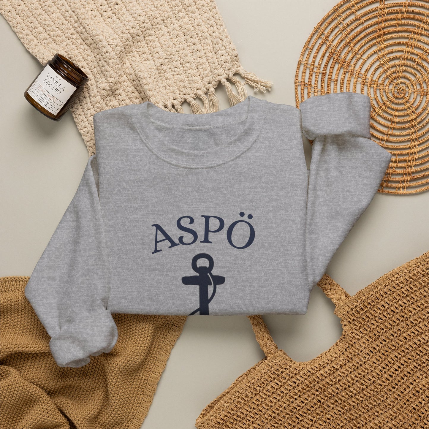 Aspö ankar tjocktröja (unisex)