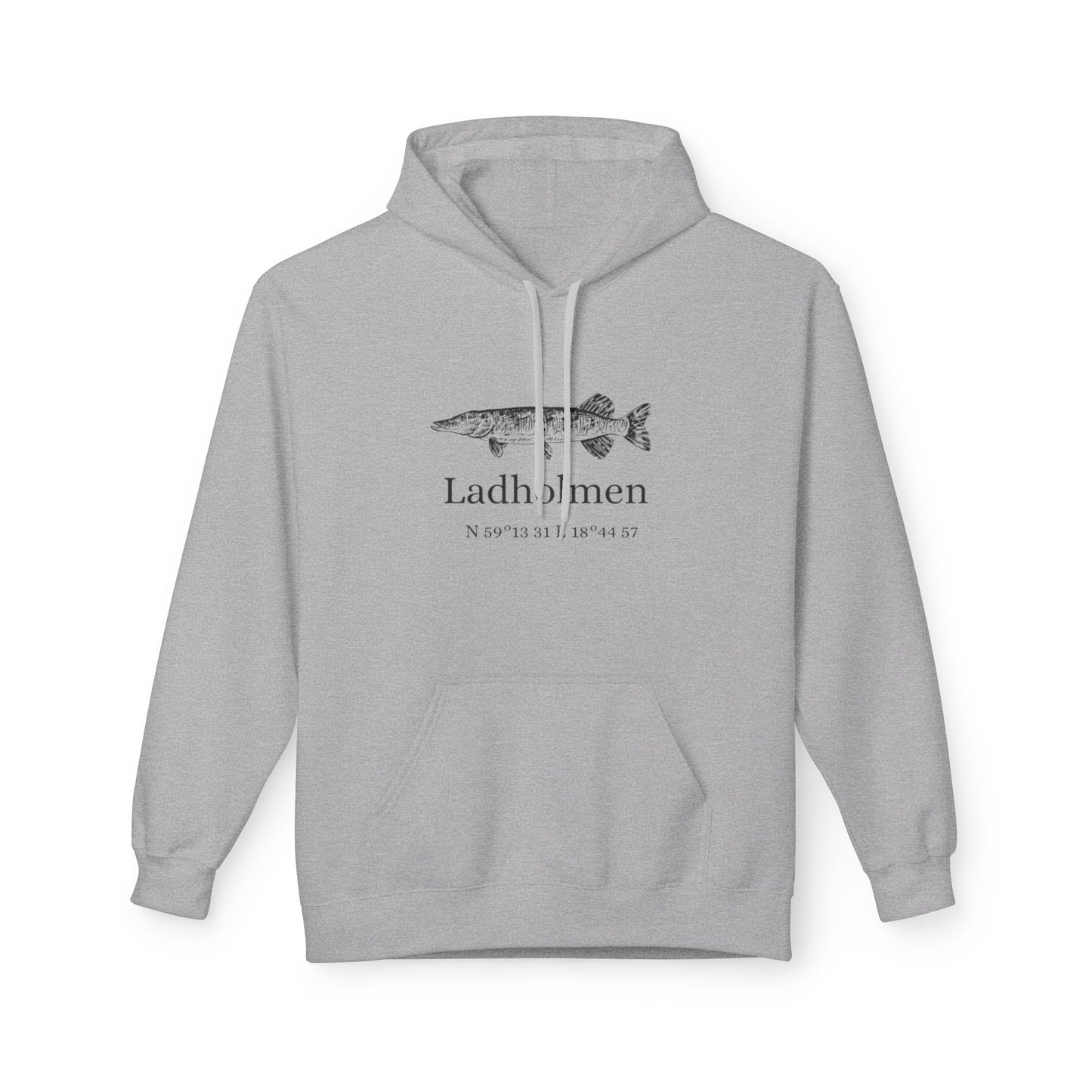Ladholmen gädda hoodie (unisex)