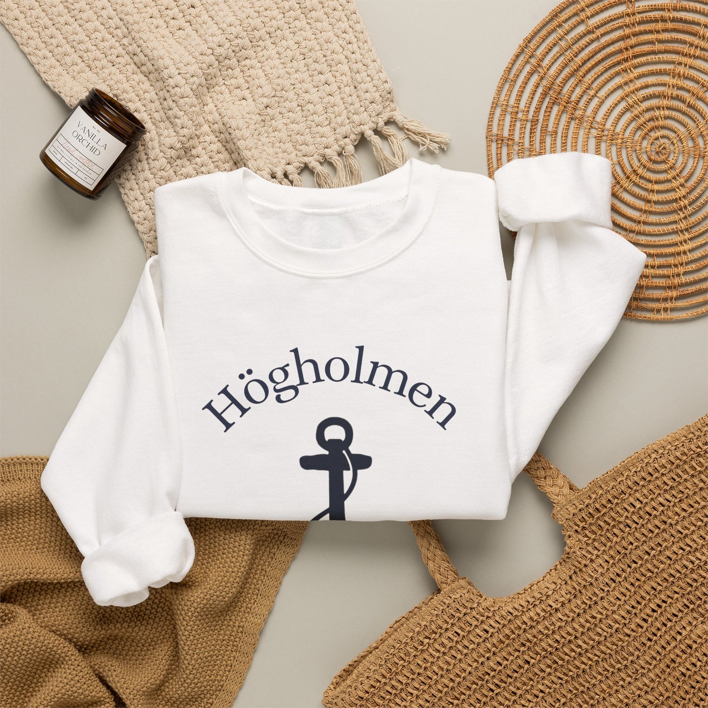 Högholmen ankar tjocktröja (unisex)