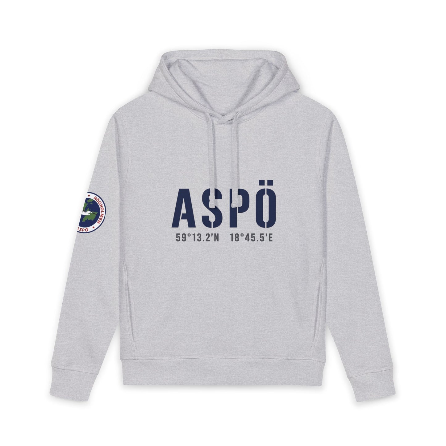 Aspö koordinat hoodie (Premium) (Eco) (unisex)