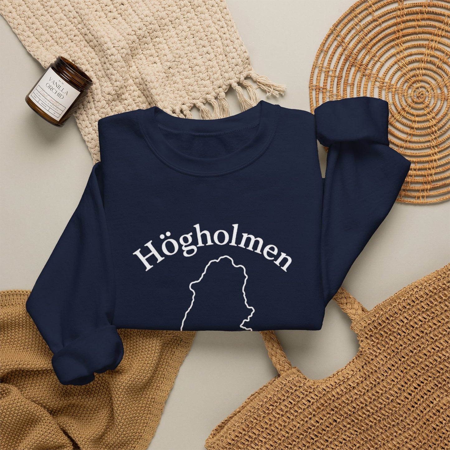 Högholmen kontur tjocktröja (unisex)