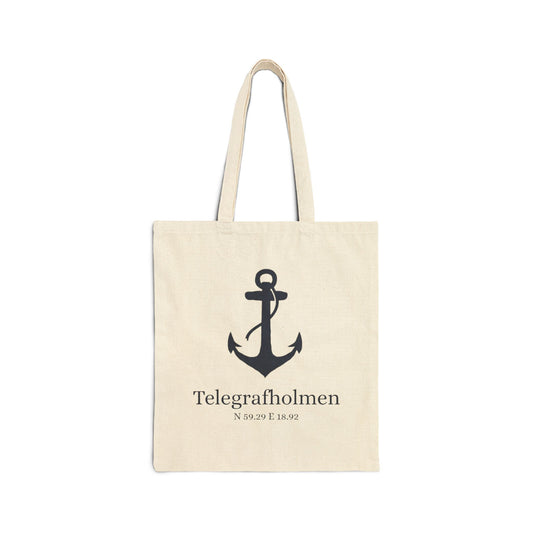 Telegrafholmen ankar tygväska