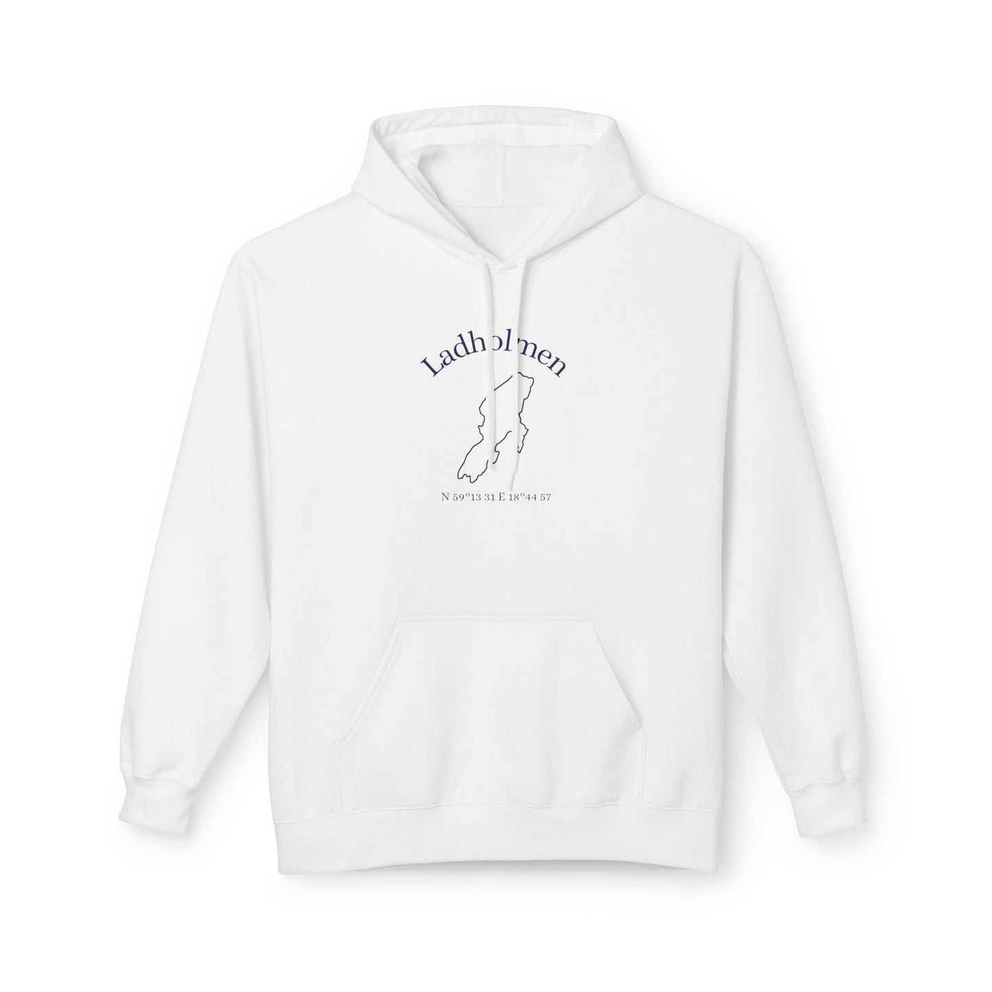 Ladholmen kontur hoodie (unisex)