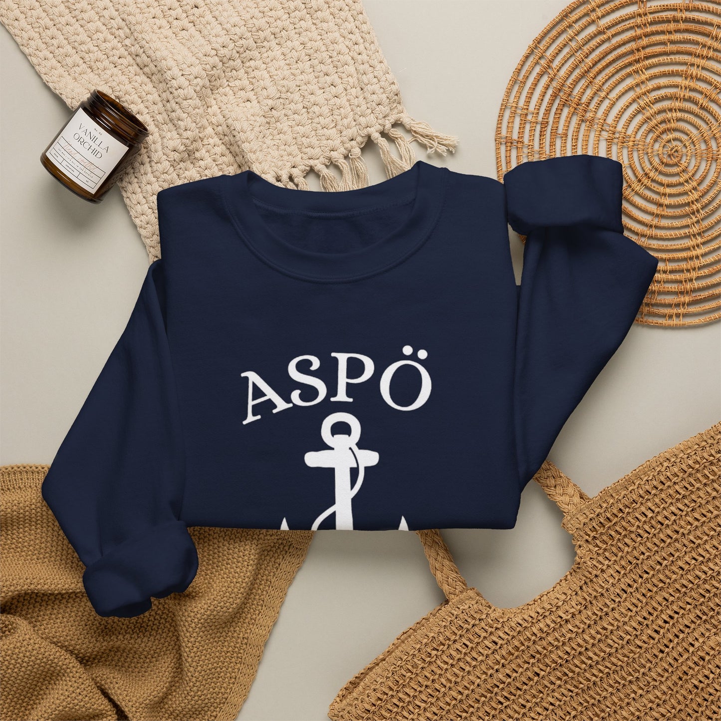 Aspö ankar tjocktröja (unisex)