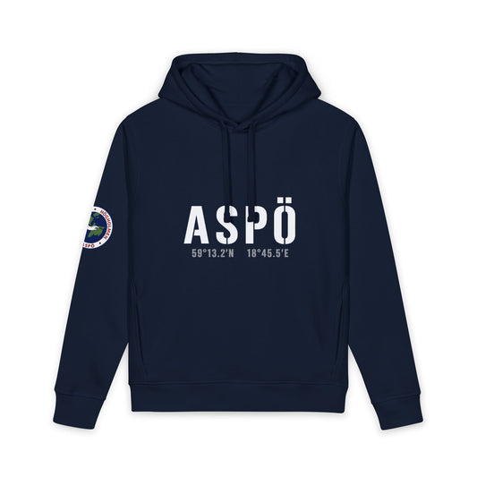 Aspö koordinat hoodie (Premium) (Eco) (unisex)