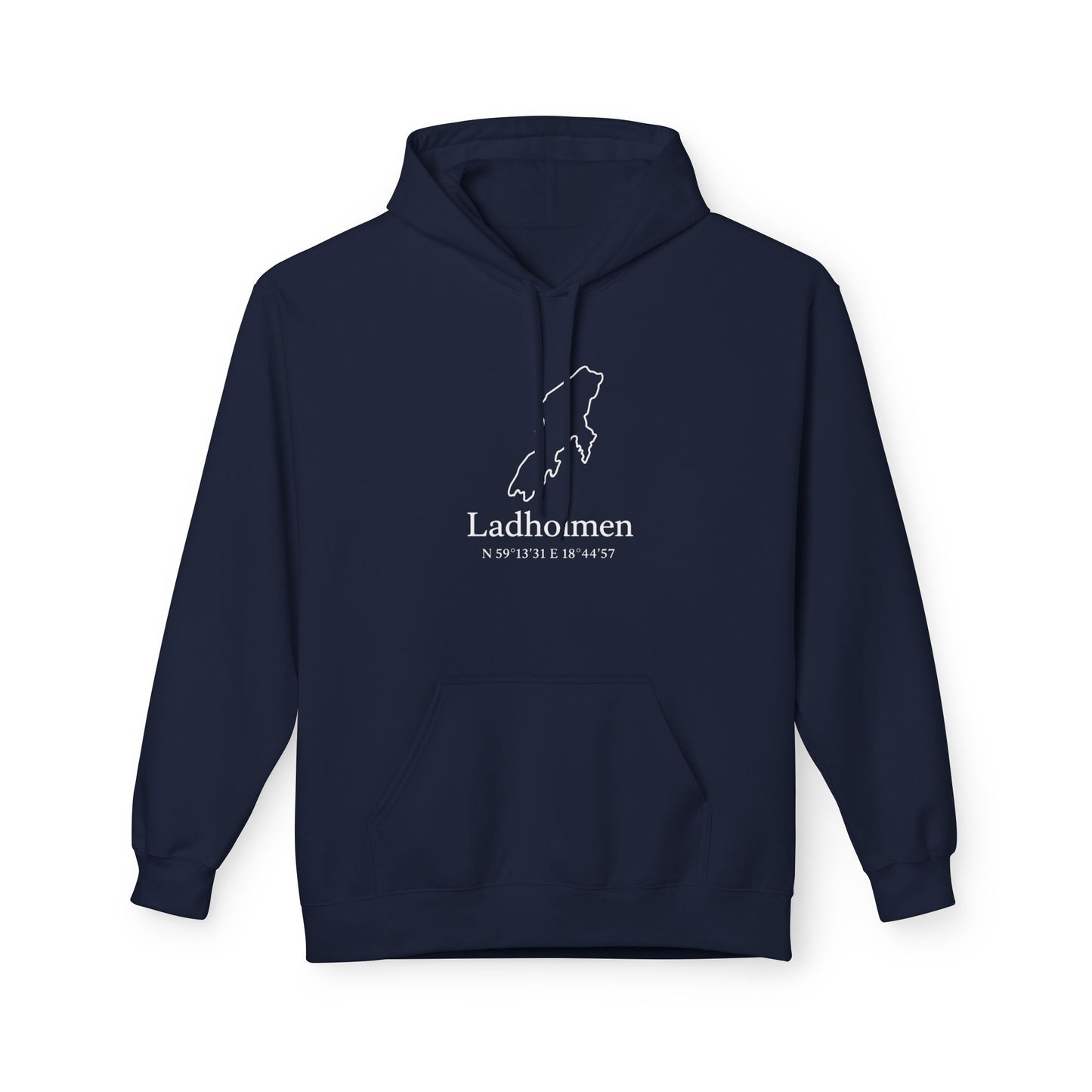 Ladholmen kontur hoodie (unisex)
