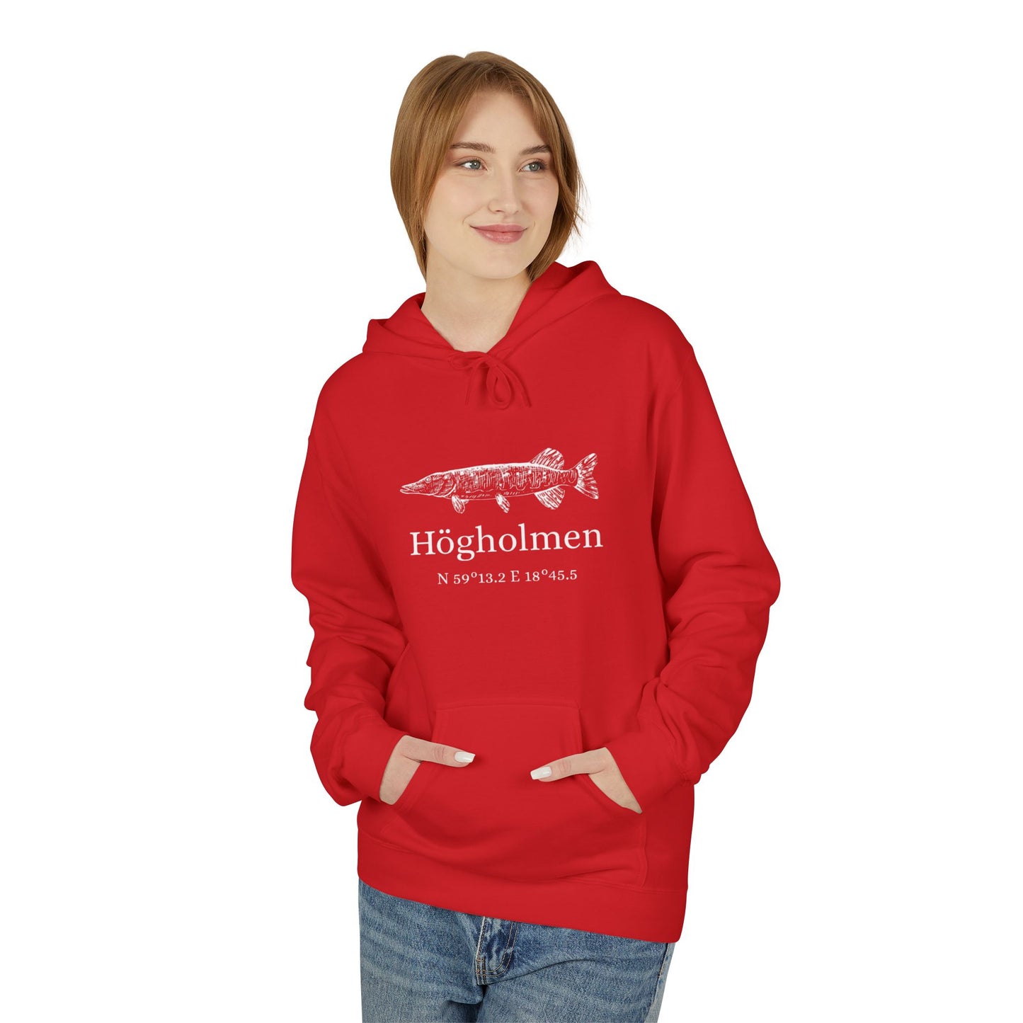 Högholmen gädda hoodie (unisex)