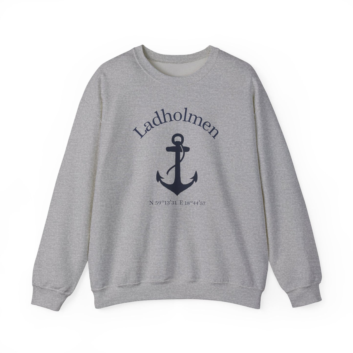 Ladholmen ankar tjocktröja (unisex)