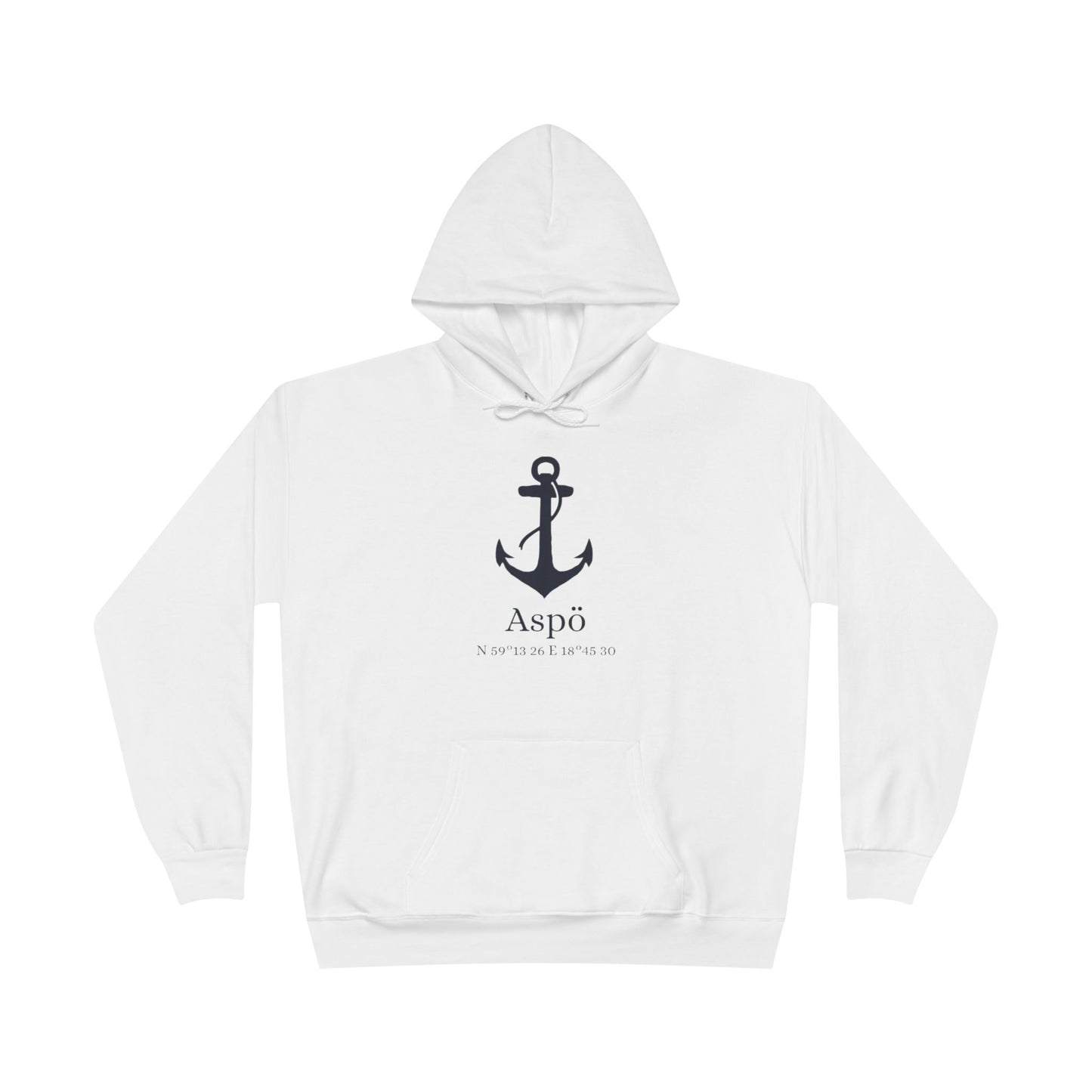 Aspö ankar hoodie (unisex)