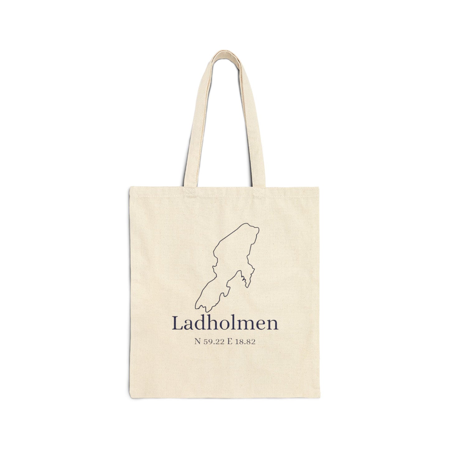 Ladholmen kontur tygväska