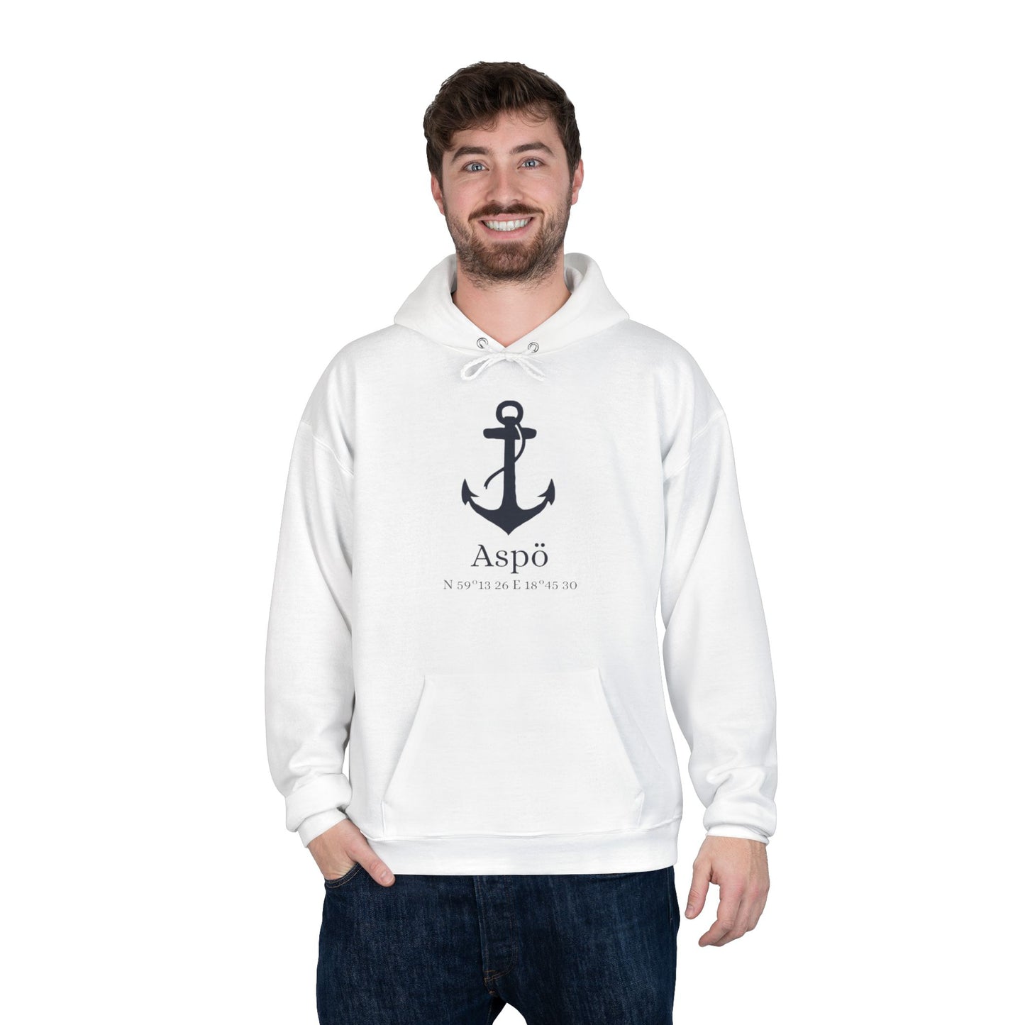 Aspö ankar hoodie (unisex)