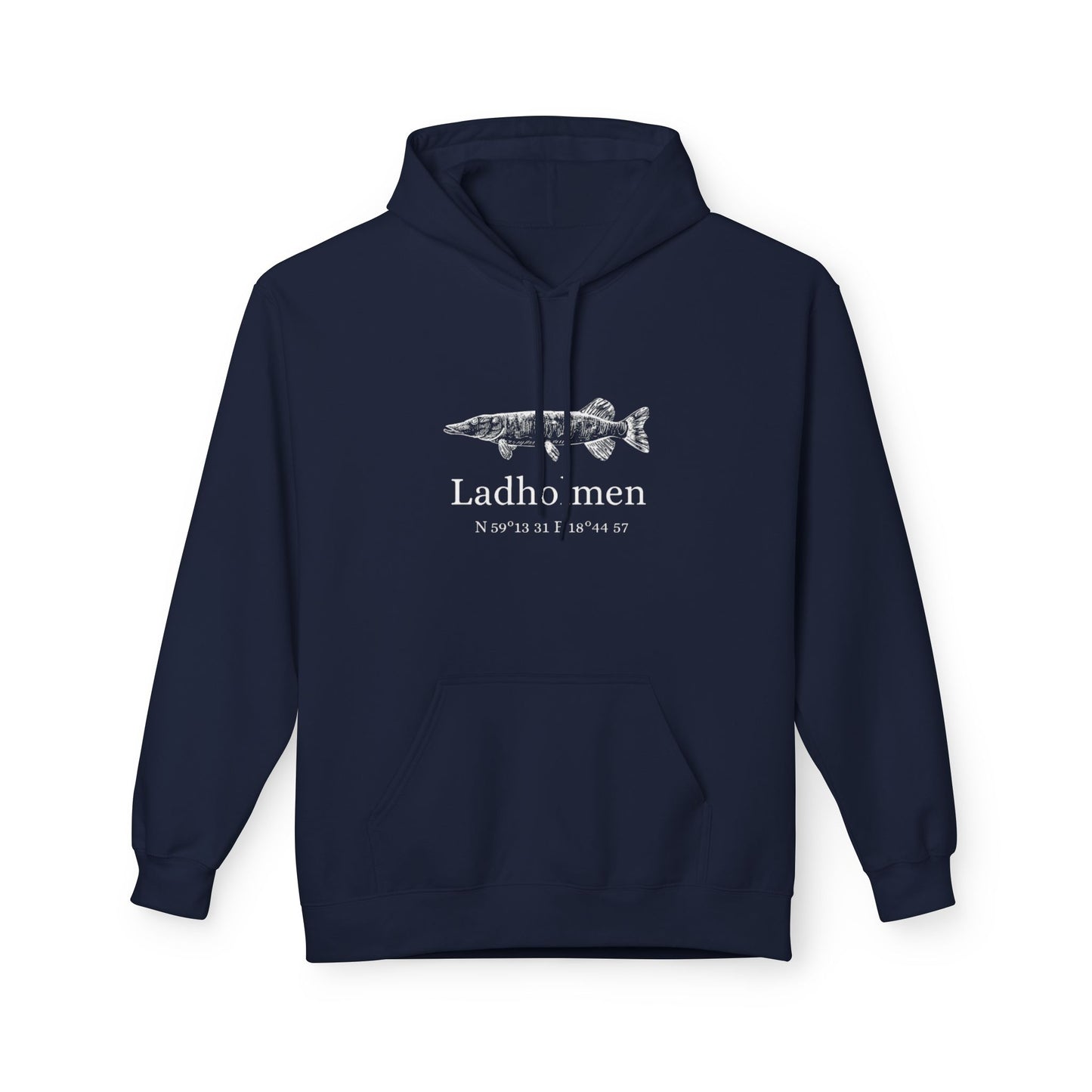 Ladholmen gädda hoodie (unisex)