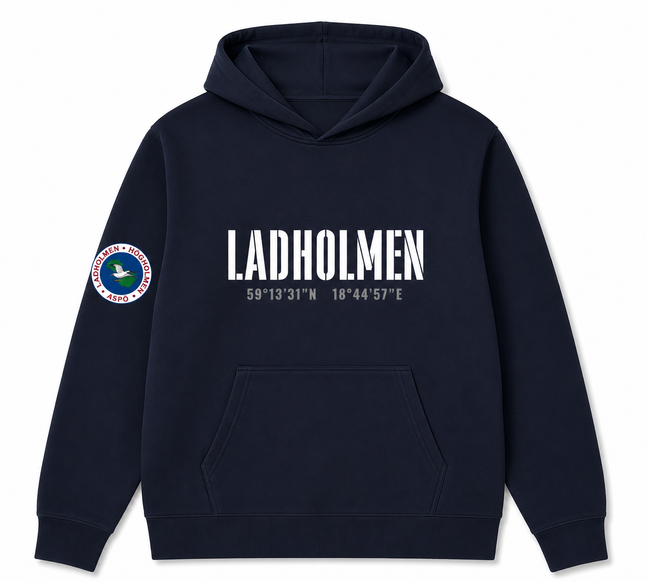 Ladholmen koordinat hoodie (unisex)