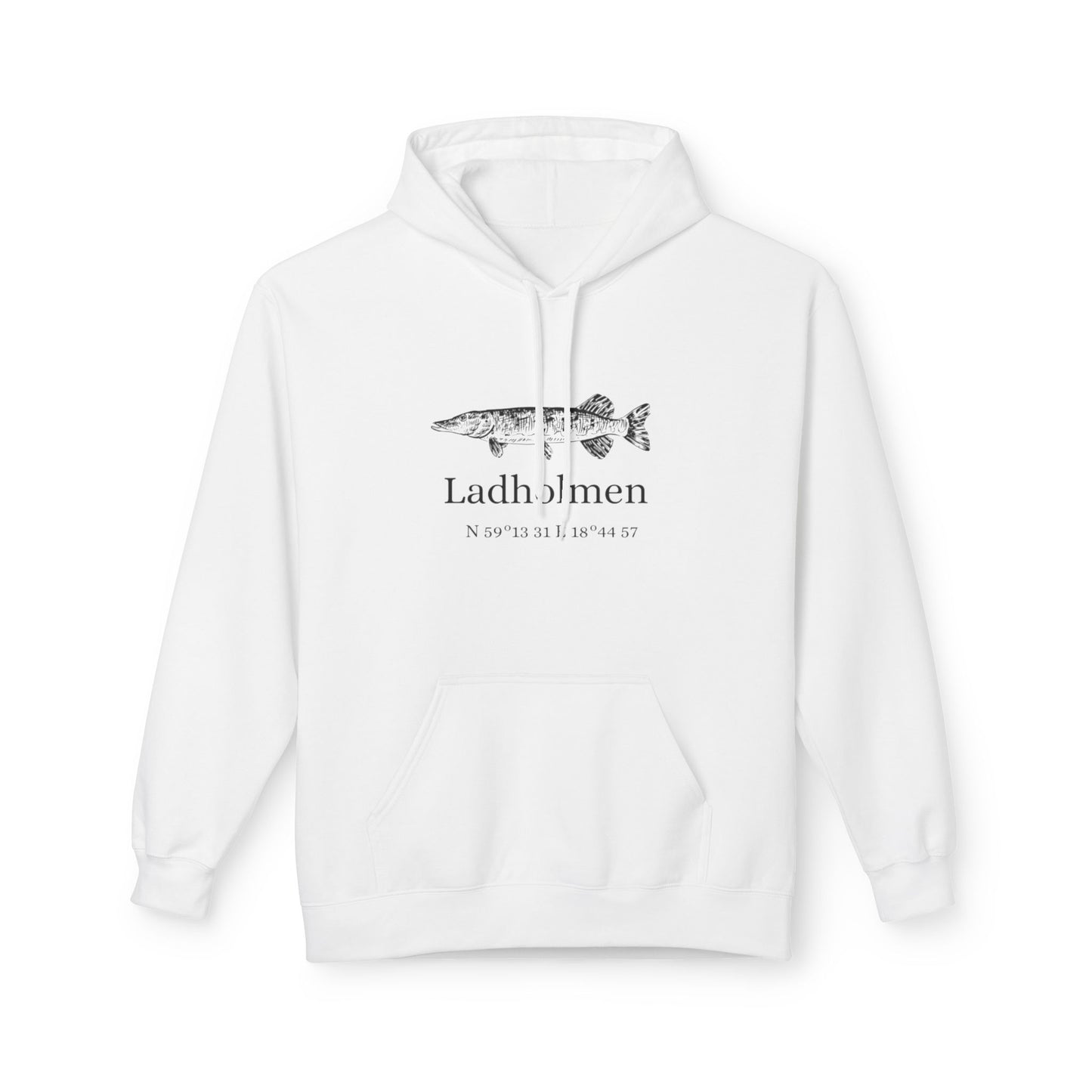 Ladholmen gädda hoodie (unisex)