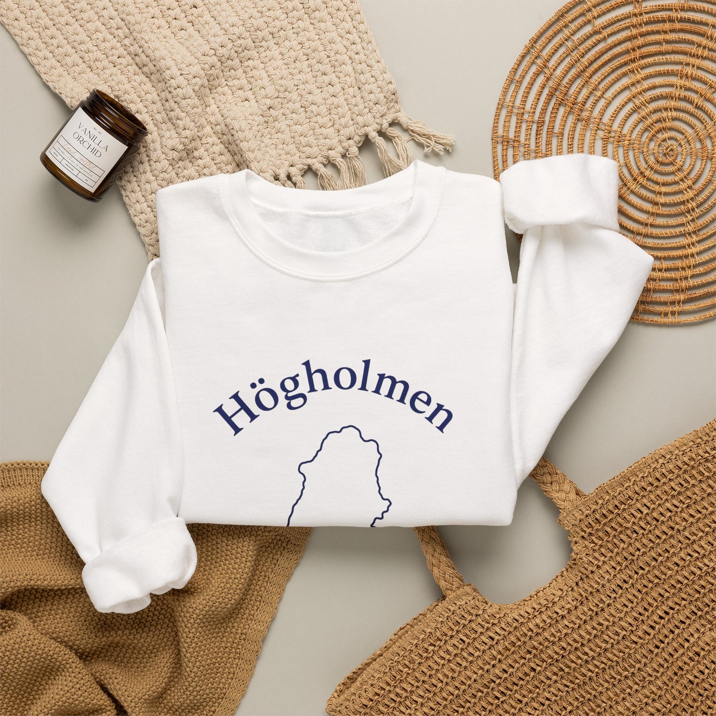 Högholmen kontur tjocktröja (unisex)