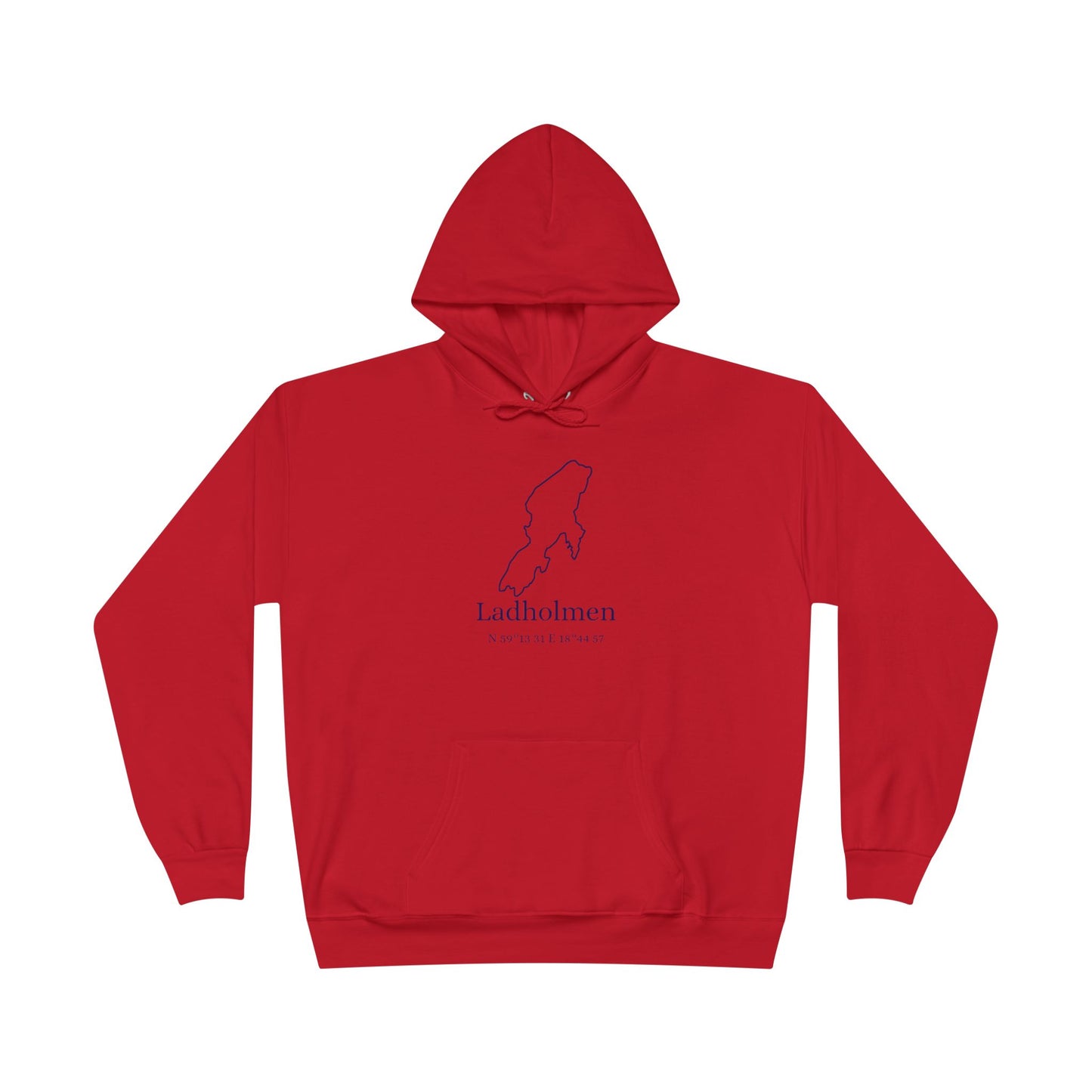 Ladholmen kontur hoodie (unisex)