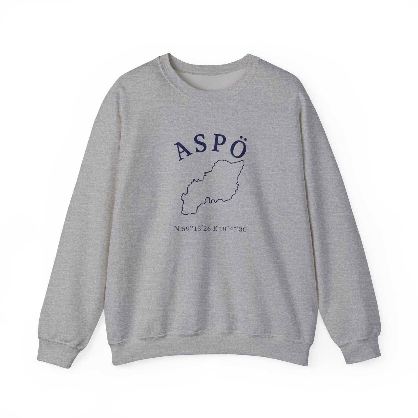 Aspö kontur tjocktröja (unisex)