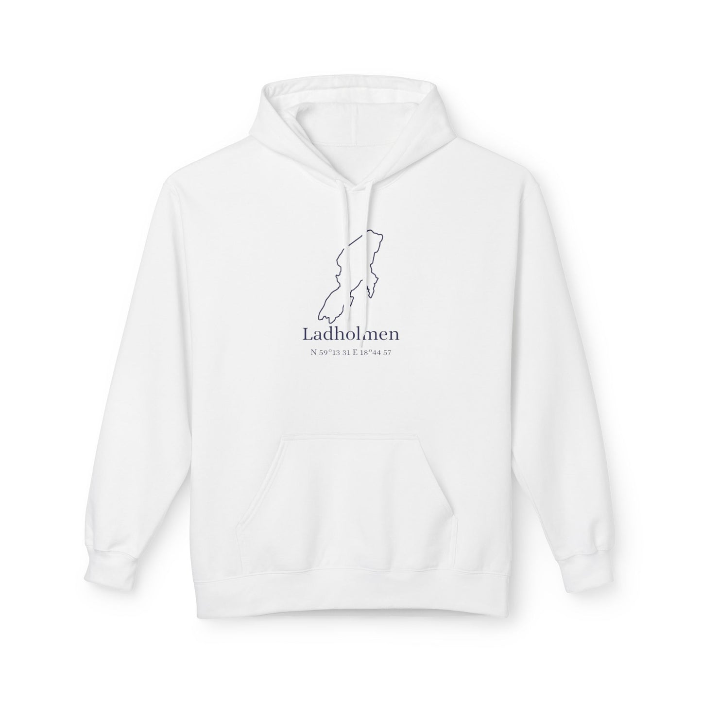 Ladholmen kontur hoodie (unisex)