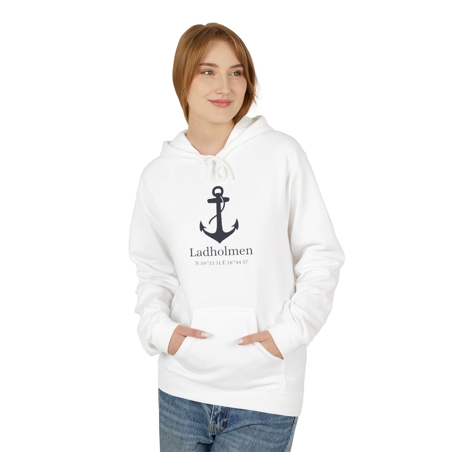Ladholmen ankar hoodie