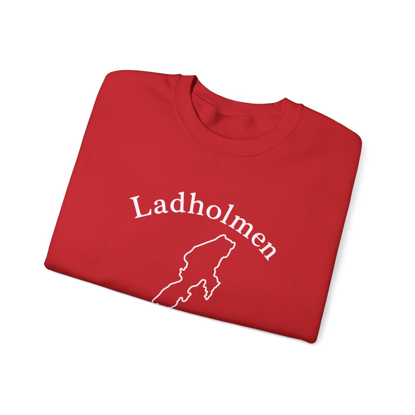 Ladholmen kontur tjocktröja (unisex)