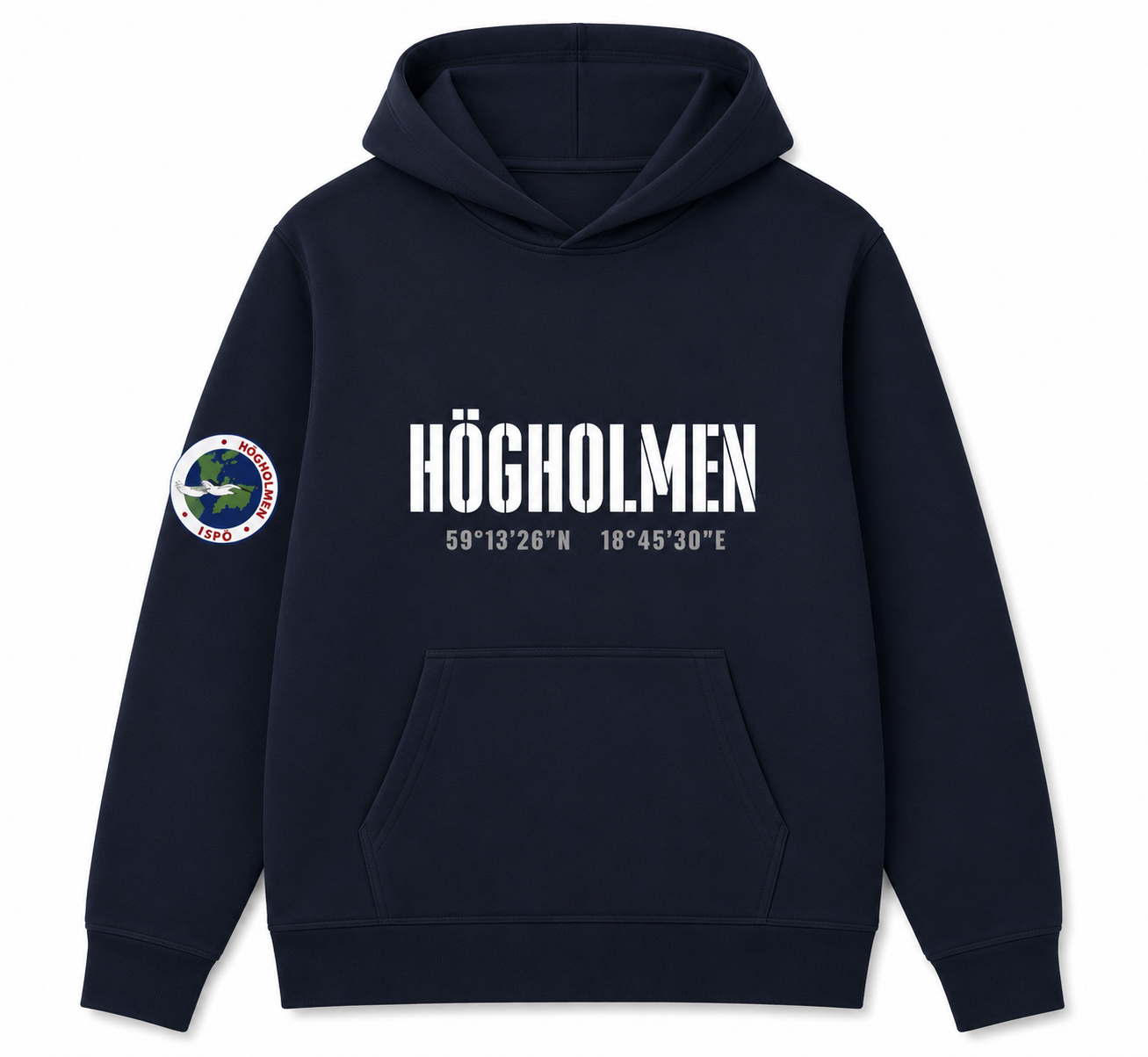 Högholmen koordinat hoodie (unisex)