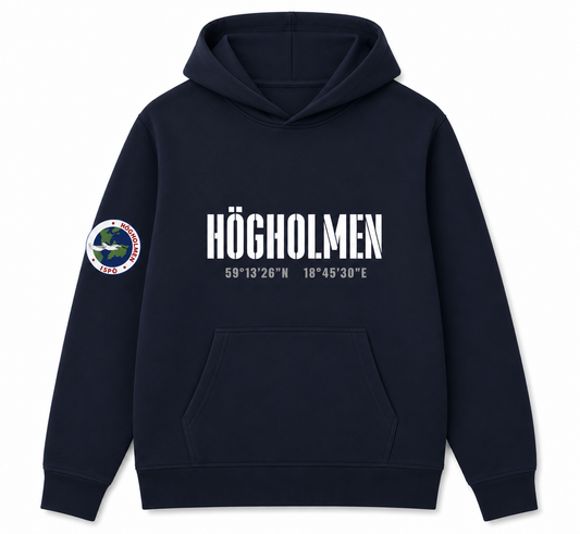 Högholmen koordinat hoodie (unisex)