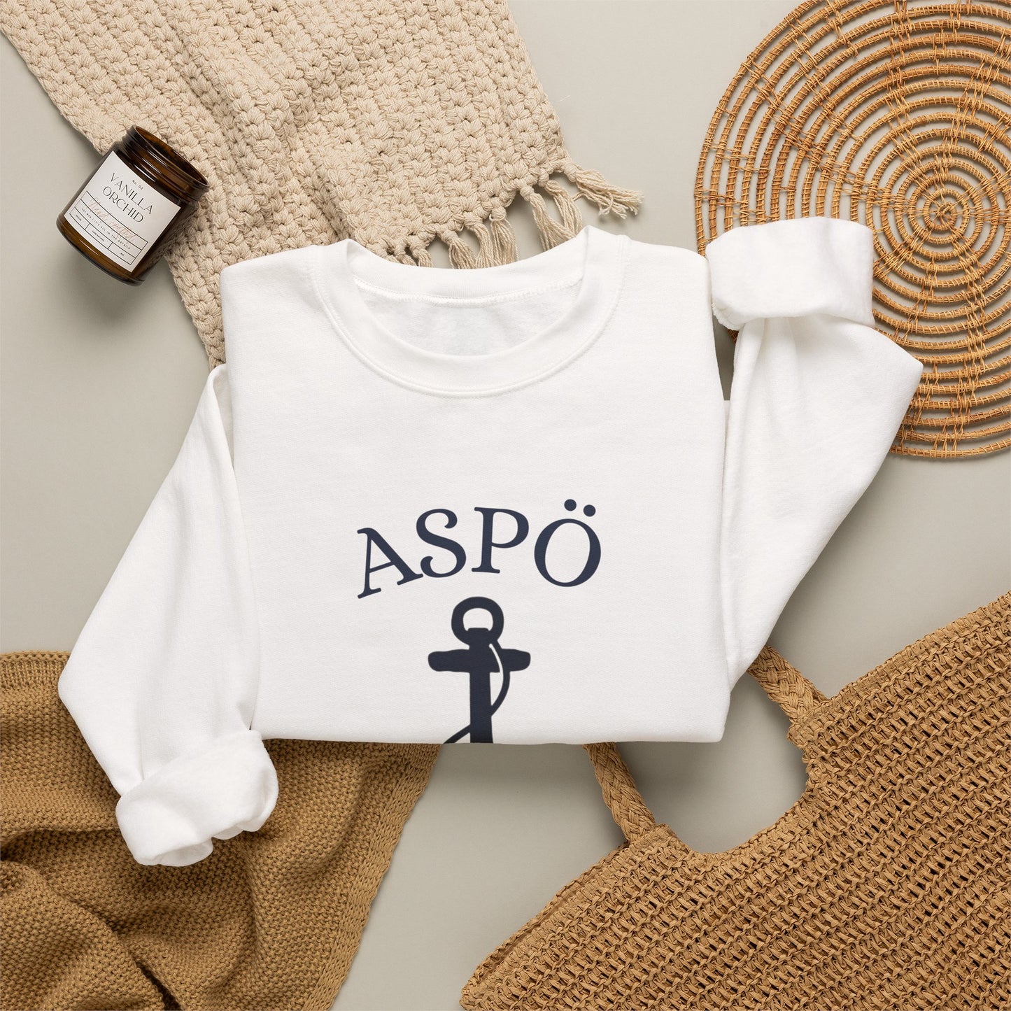 Aspö ankar tjocktröja (unisex)