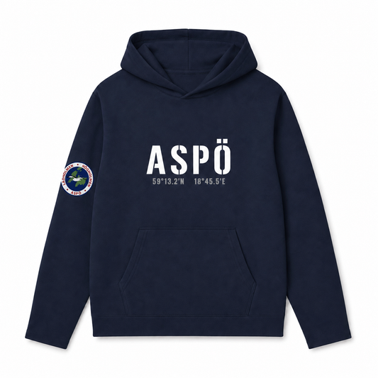 Aspö koordinat hoodie (unisex)
