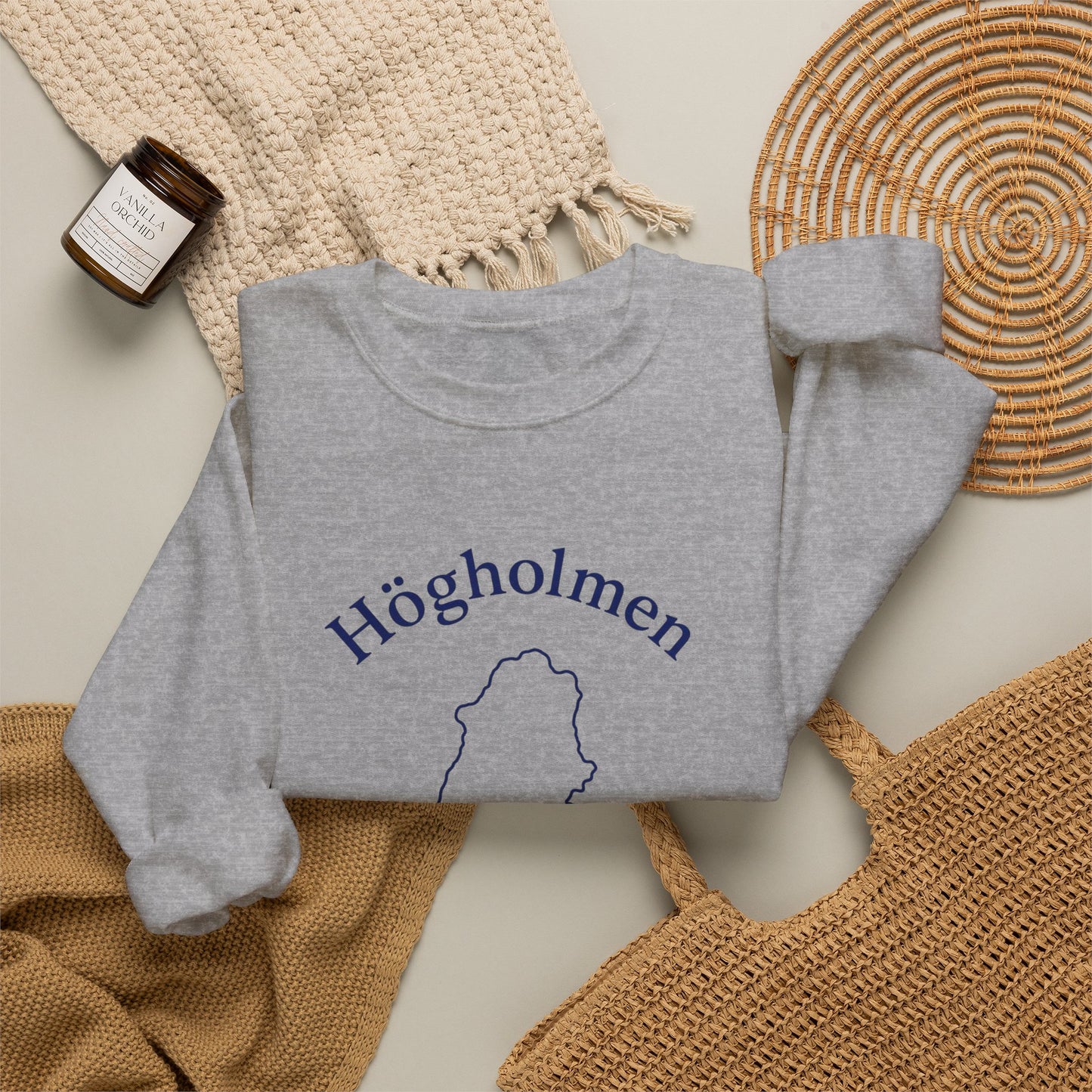 Högholmen kontur tjocktröja (unisex)