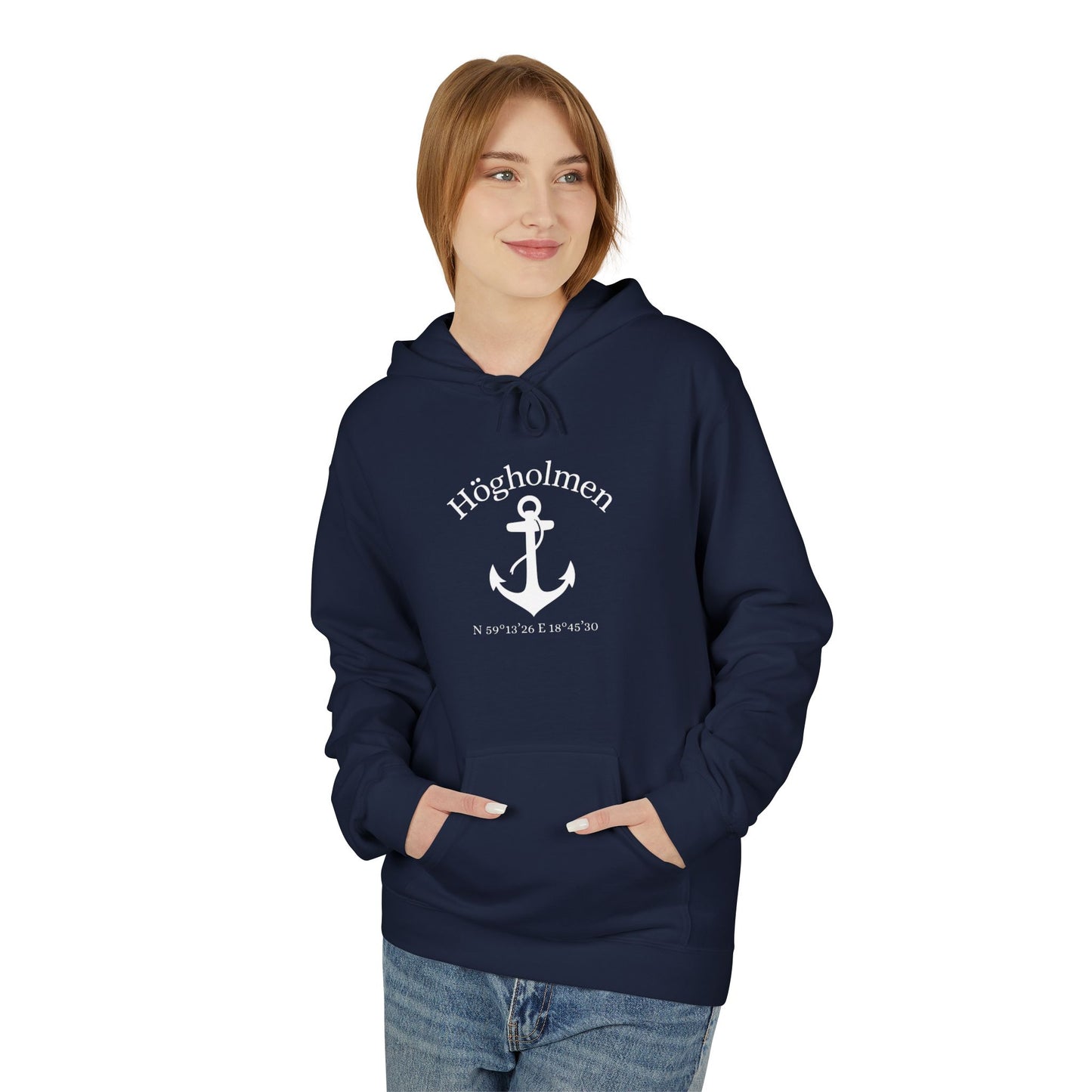Högholmen ankar hoodie (unisex)
