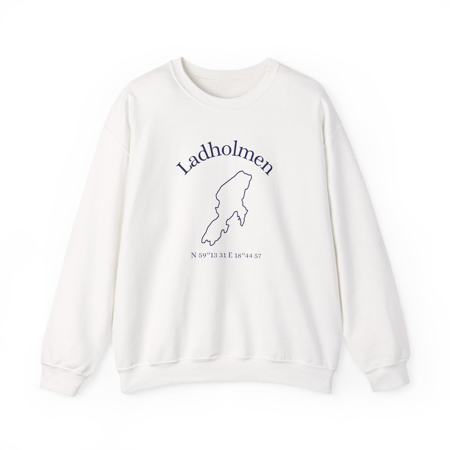Ladholmen kontur tjocktröja (unisex)