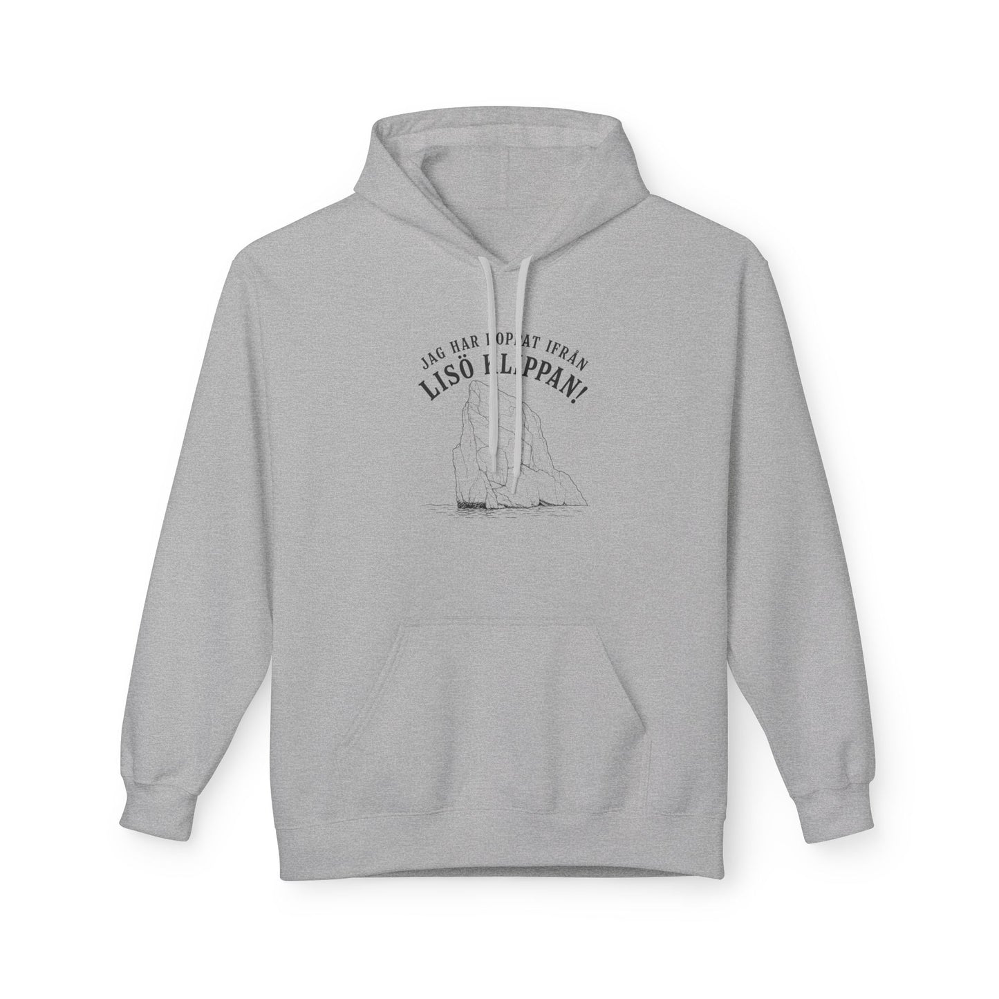 ”Jag har hoppat ifrån Lisö Klippan” hoodie (unisex)