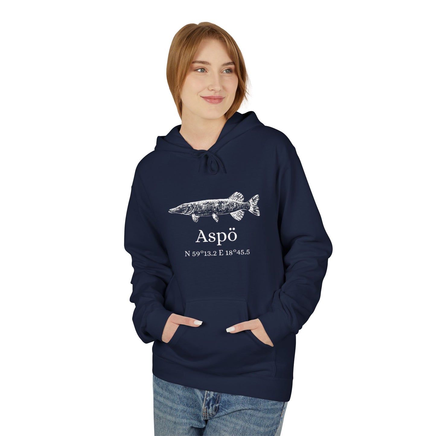 Aspö gädda hoodie (unisex)