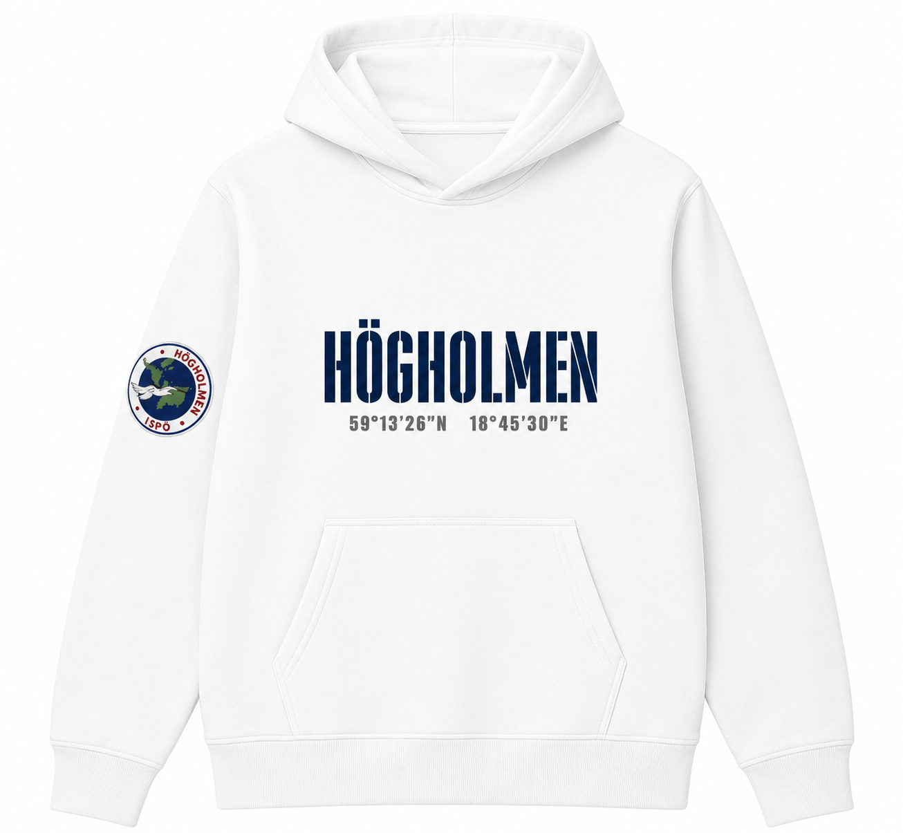 Högholmen koordinat hoodie (unisex)